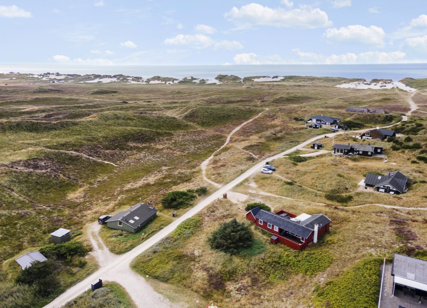 Fremhævet  billede i fuldskærmstilstand. Billede af Havvej 40, Haurvig, 6960 Hvide Sande