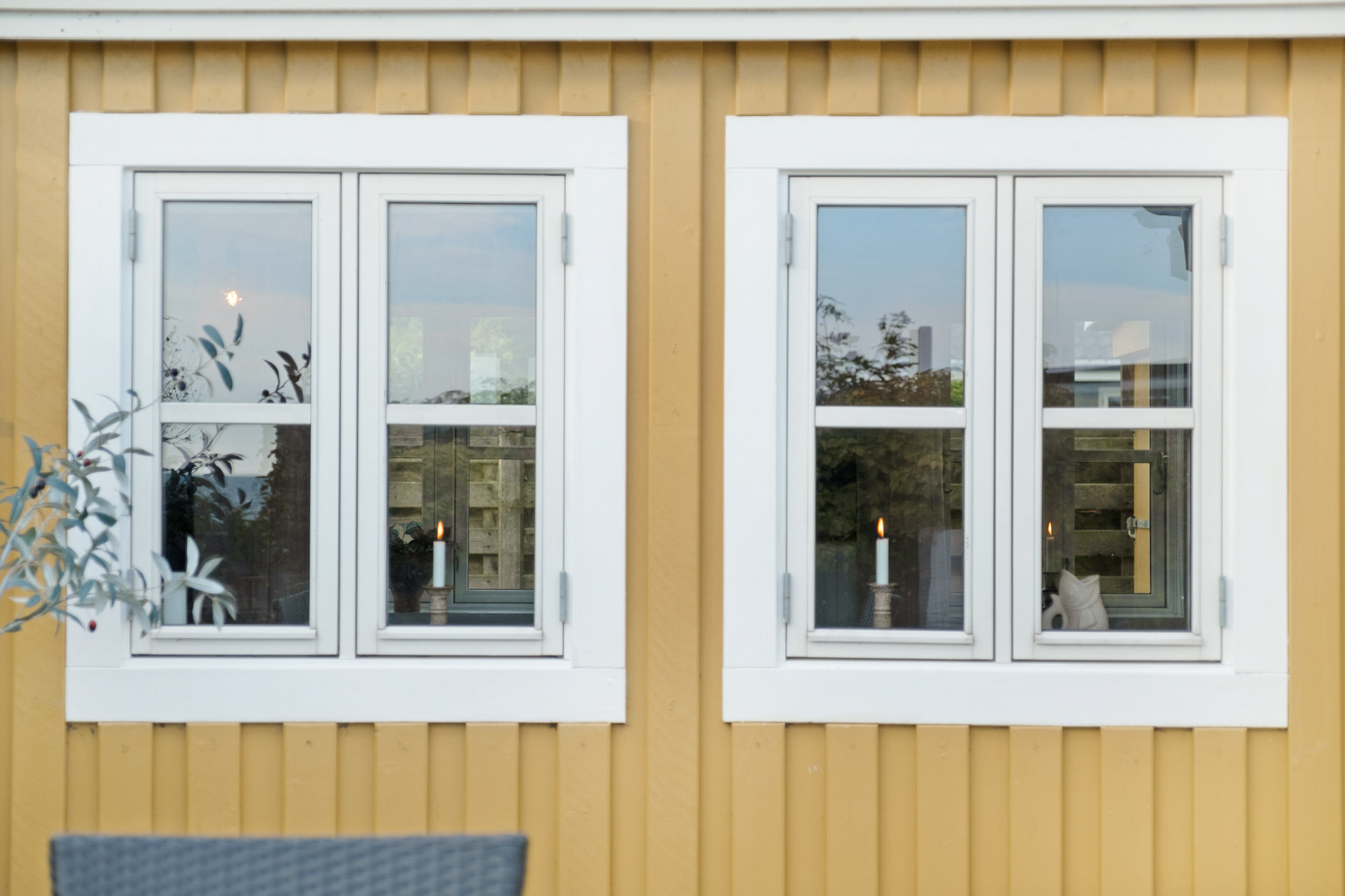 Fremhævet facade billede i fuldskærmstilstand. Billede af Svalevej 6, Nordenhuse, 5800 Nyborg