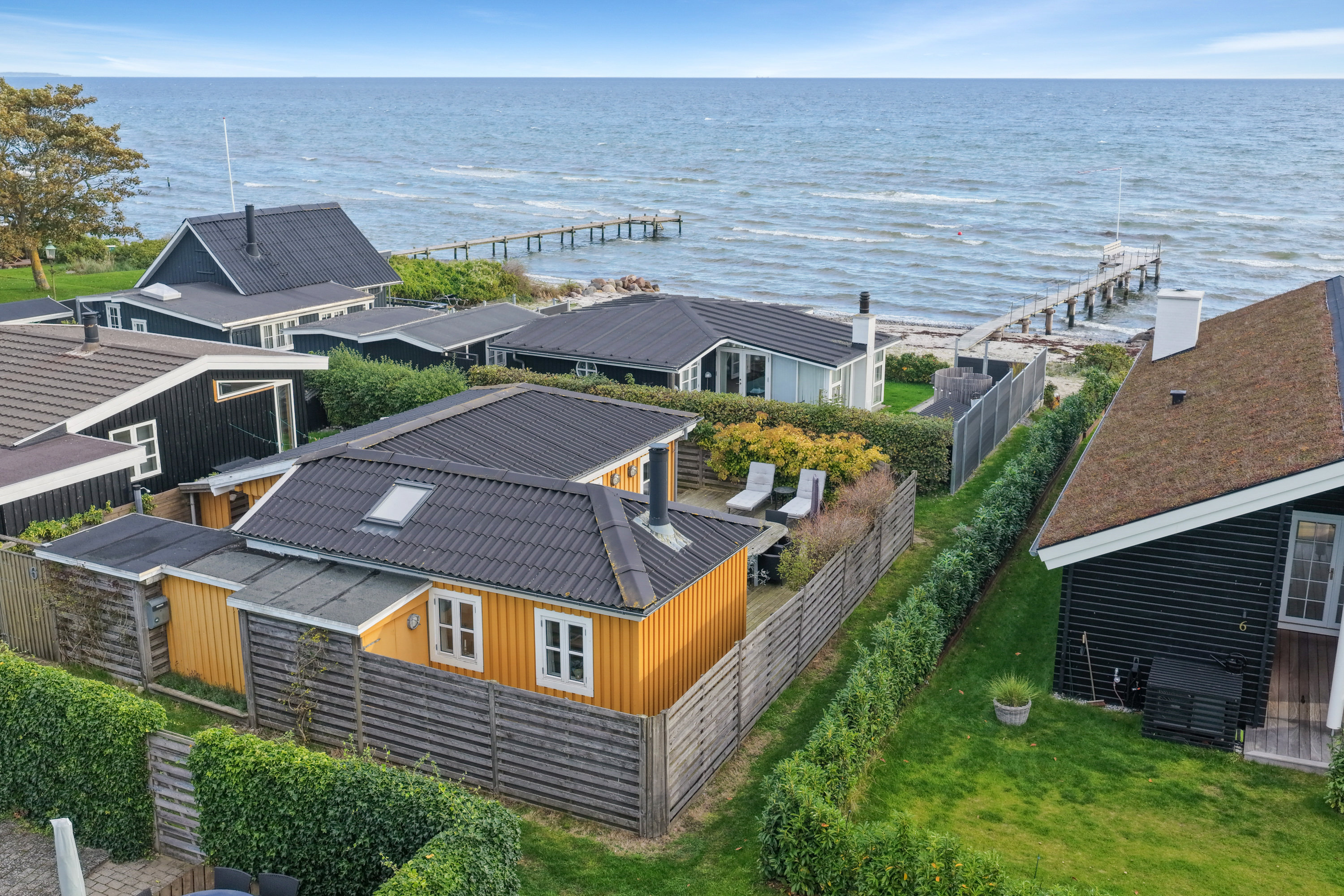 Miniaturebillede 1: luftfoto. Billede af Svalevej 6, Nordenhuse, 5800 Nyborg