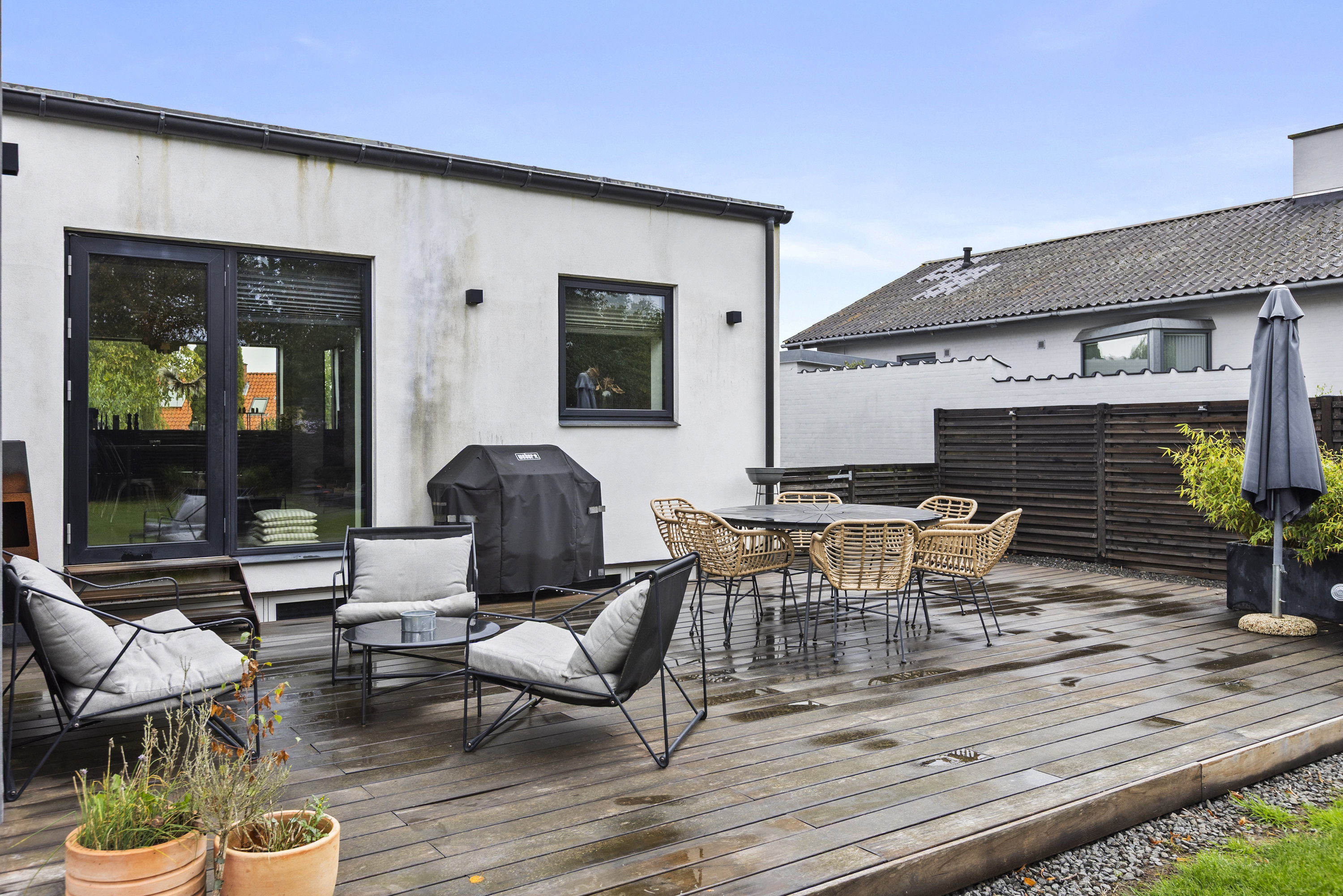 Fremhævet terrasse billede i fuldskærmstilstand. Billede af Irisvej 9, 4200 Slagelse