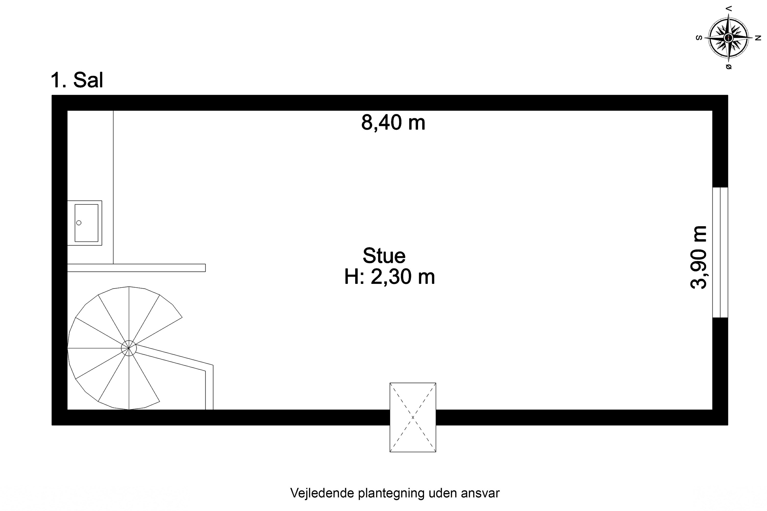 Plantegninger billede af Nørrebro 1, 5985 Søby Ærø