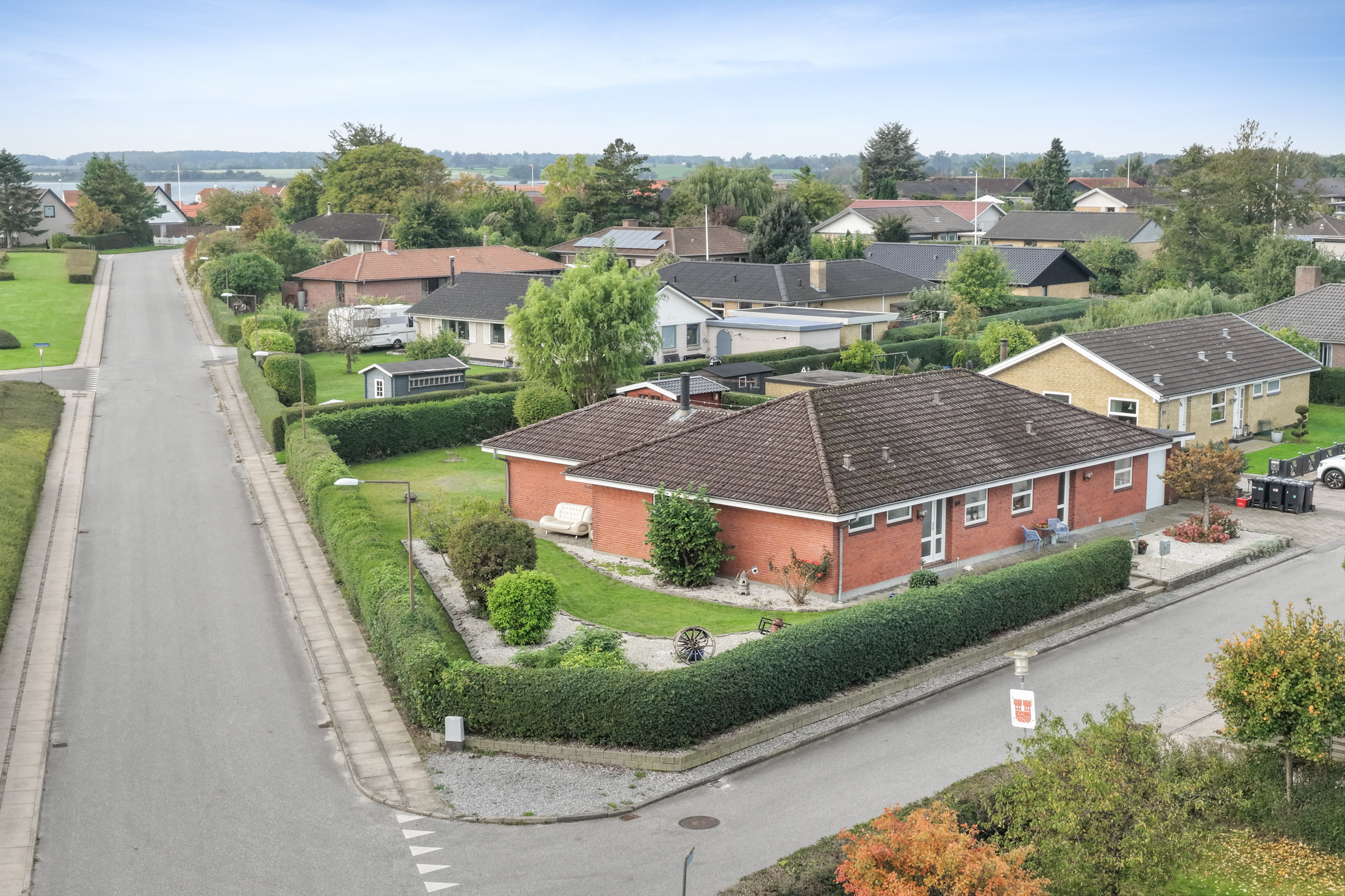 Fremhævet luftfoto billede i fuldskærmstilstand. Billede af Andekæret 109, 5300 Kerteminde