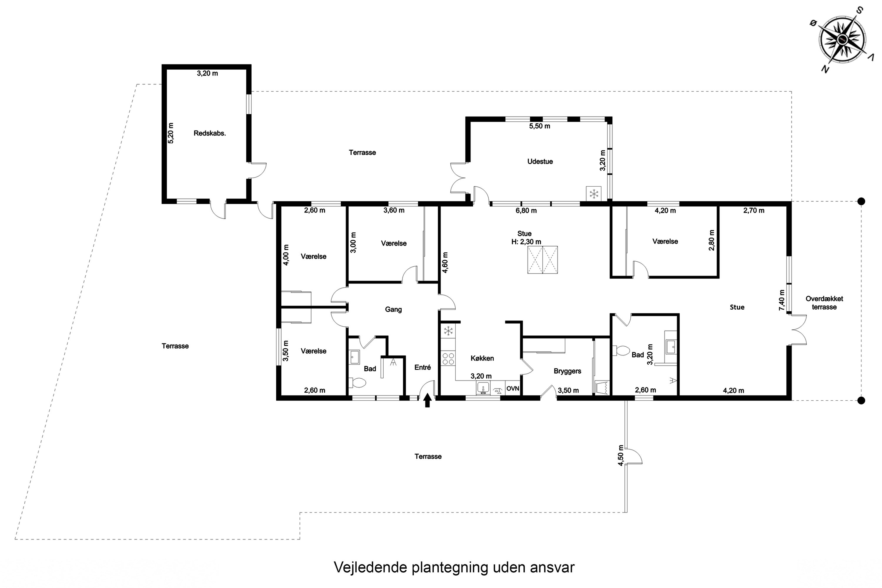 Plantegninger billede af Bjørnøvej 9, 5700 Svendborg