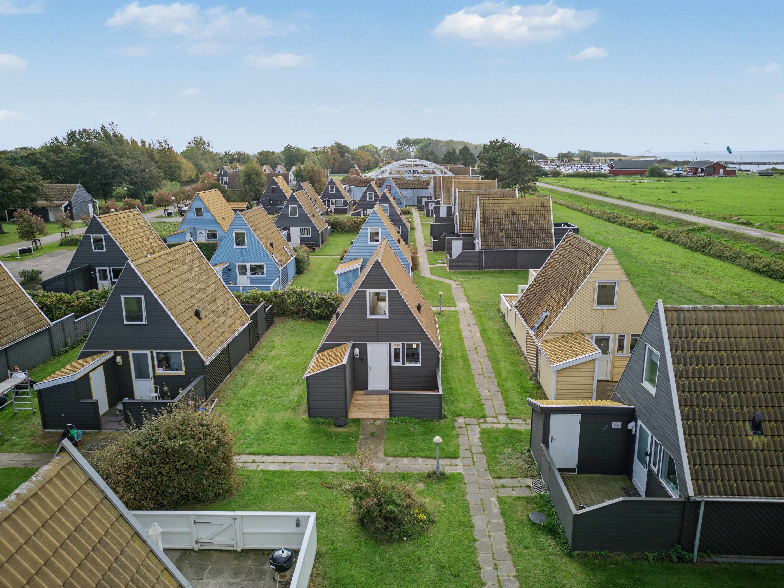 Fremhævet luftfoto billede i fuldskærmstilstand. Billede af Gedser Feriepark 51, 4874 Gedser