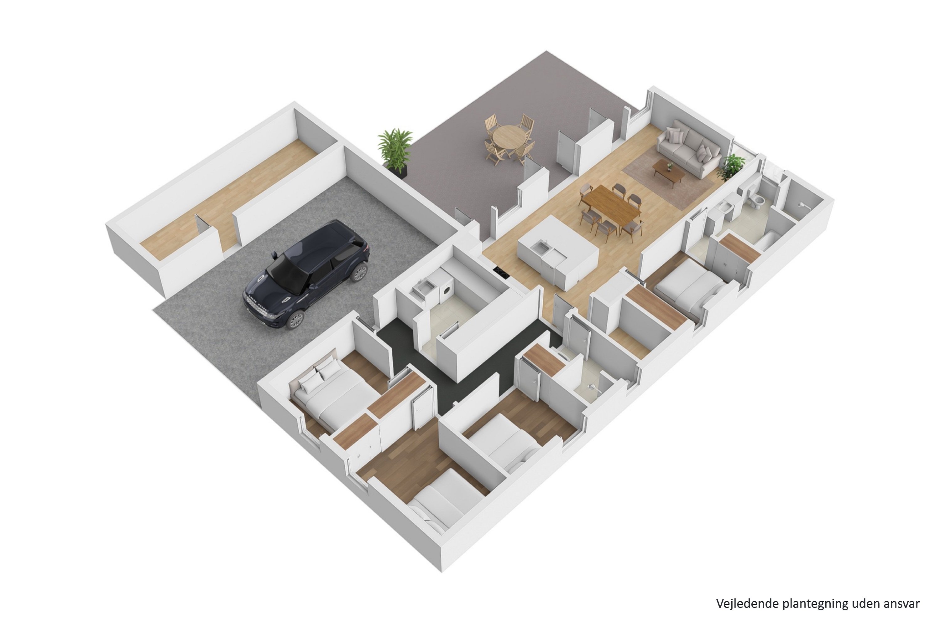 Plantegninger billede af Lille Dalby Ager 39, 8722 Hedensted