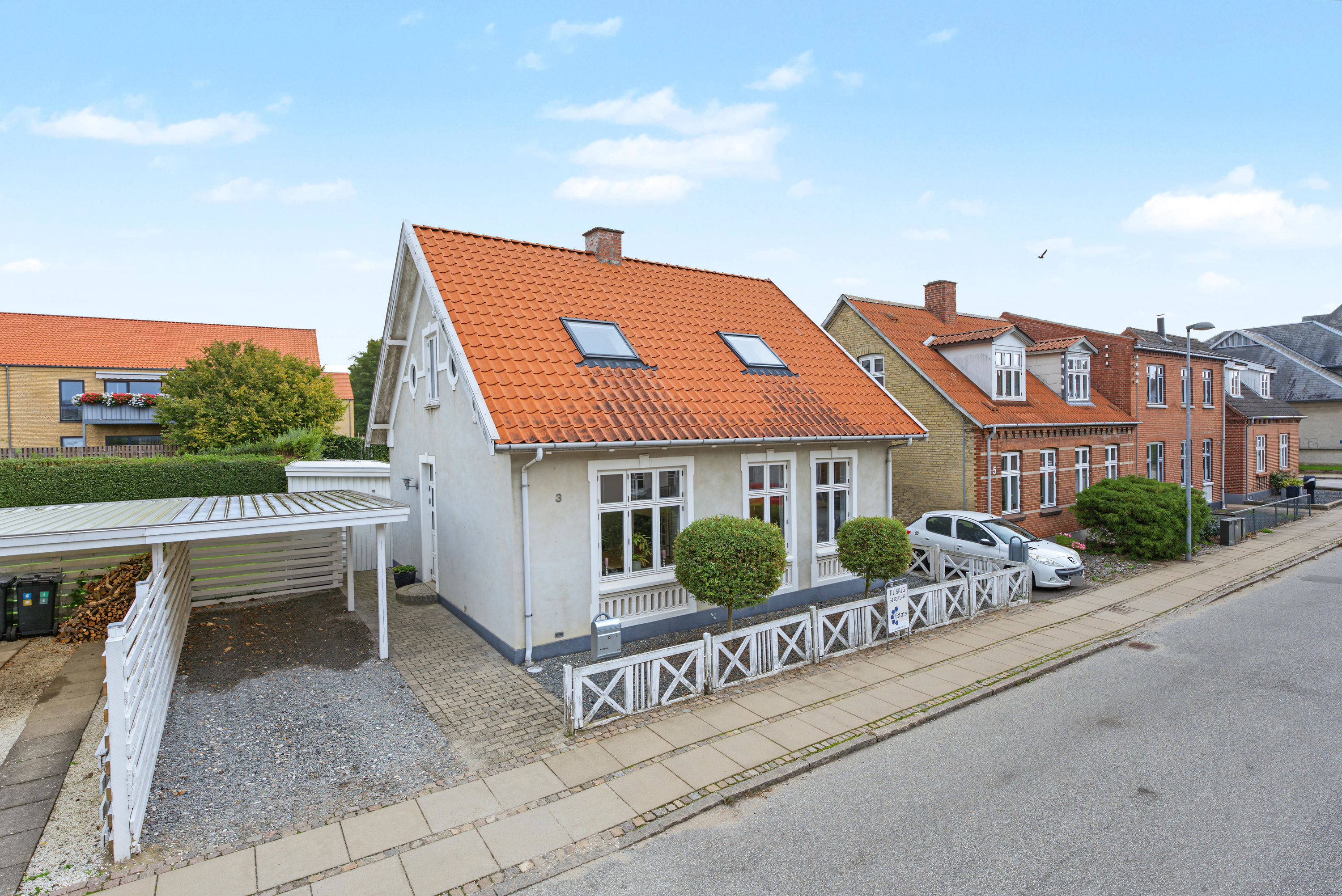 Villa: Mastefoto på Thorsensvej 3, 4800 Nykøbing F