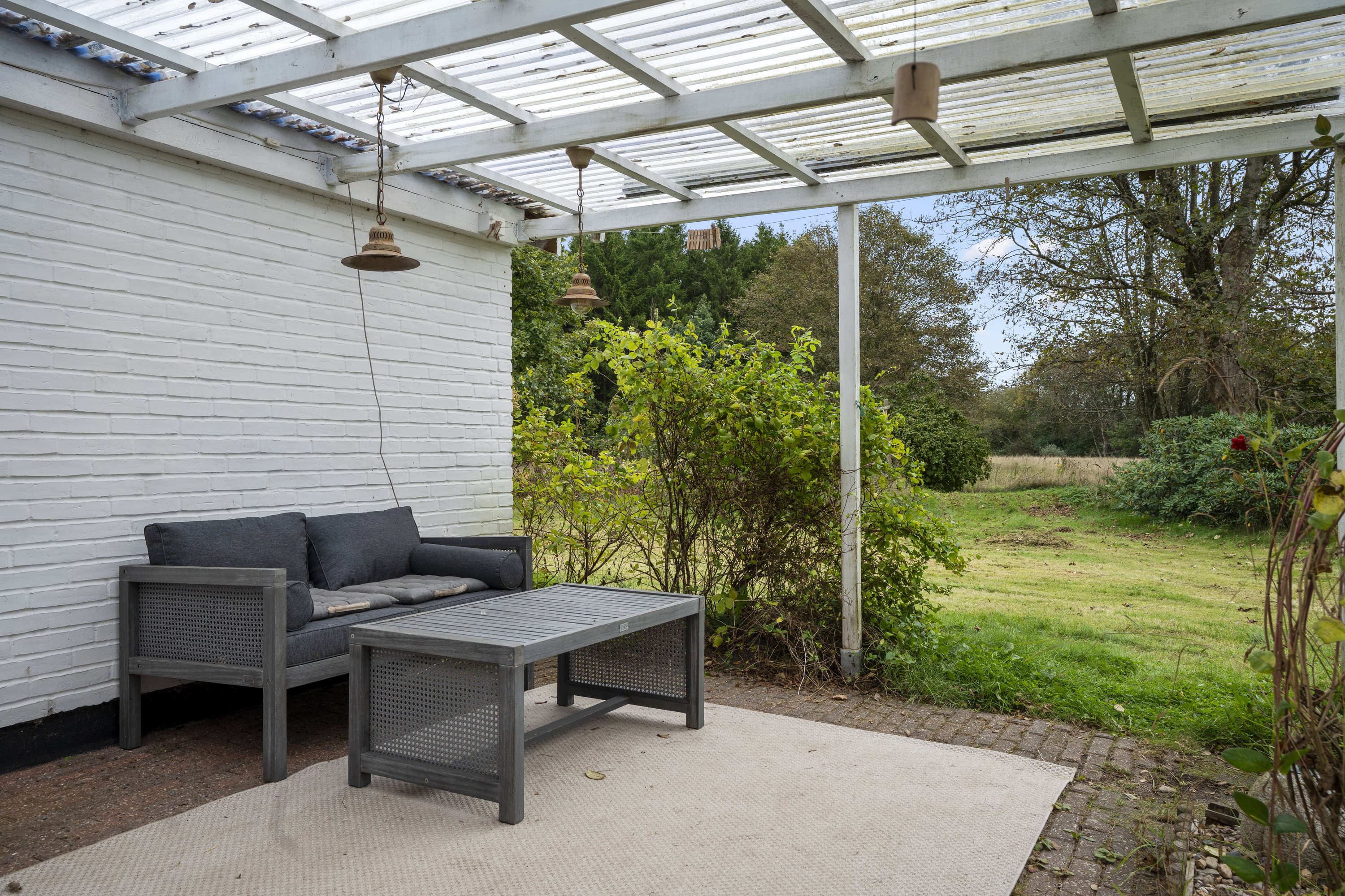 Fremhævet terrasse billede i fuldskærmstilstand. Billede af Godrumvej 9, Uhe Mark, 7190 Billund