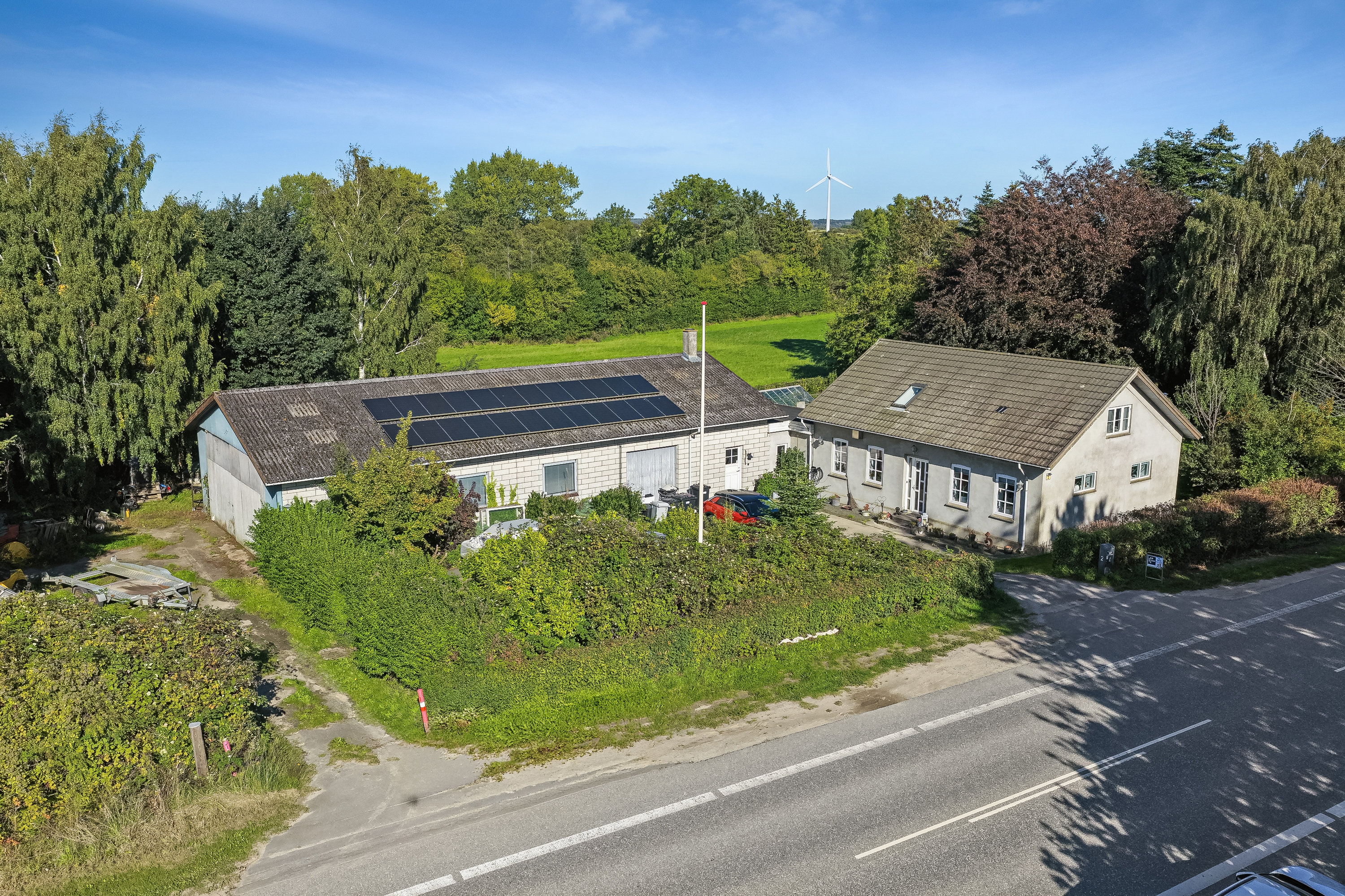 Villa: Facade på Store Landevej 2, Indslev, 5580 Nørre Aaby