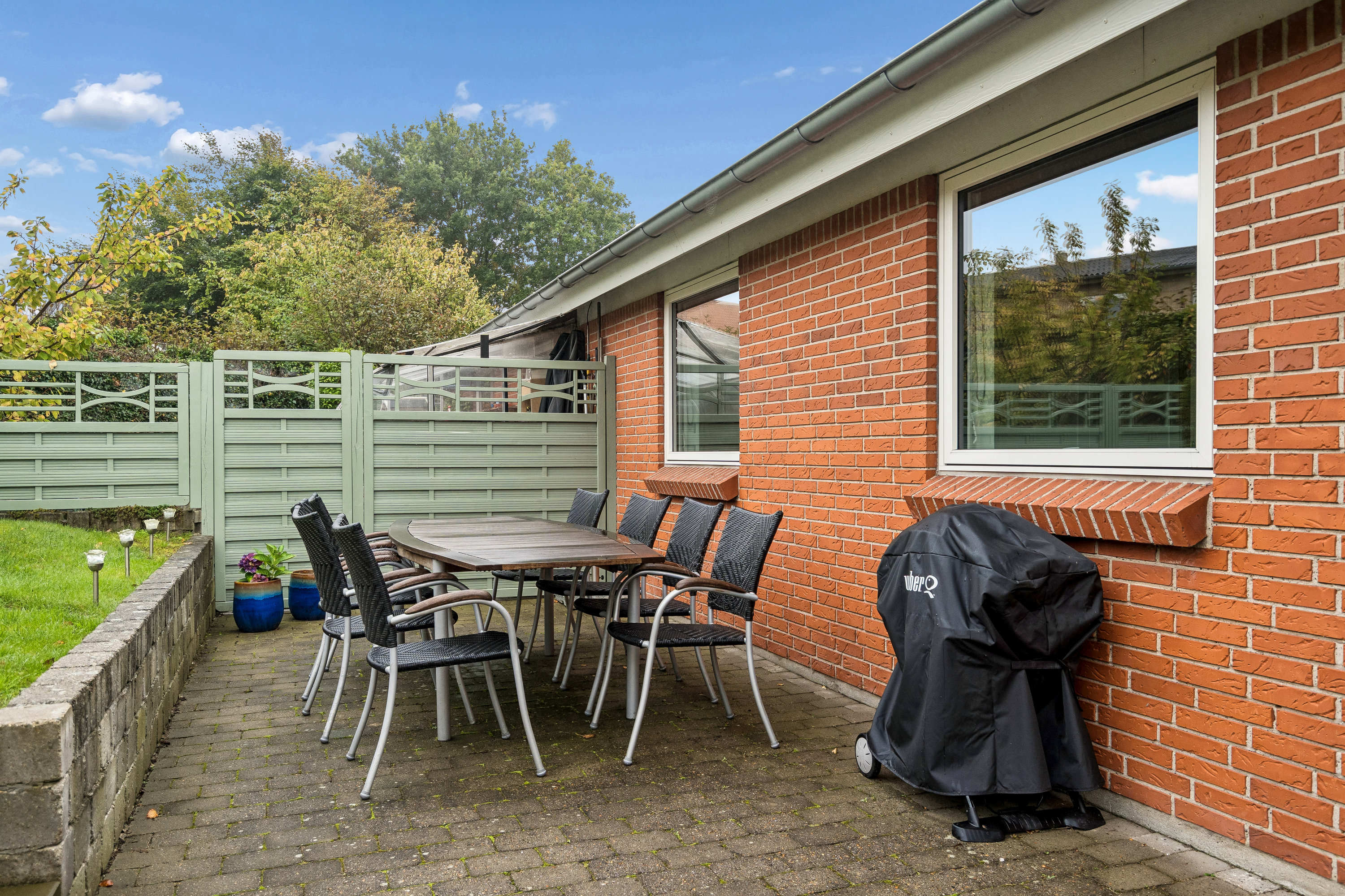 Fremhævet terrasse billede i fuldskærmstilstand. Billede af Magnolievej 17, 9830 Tårs