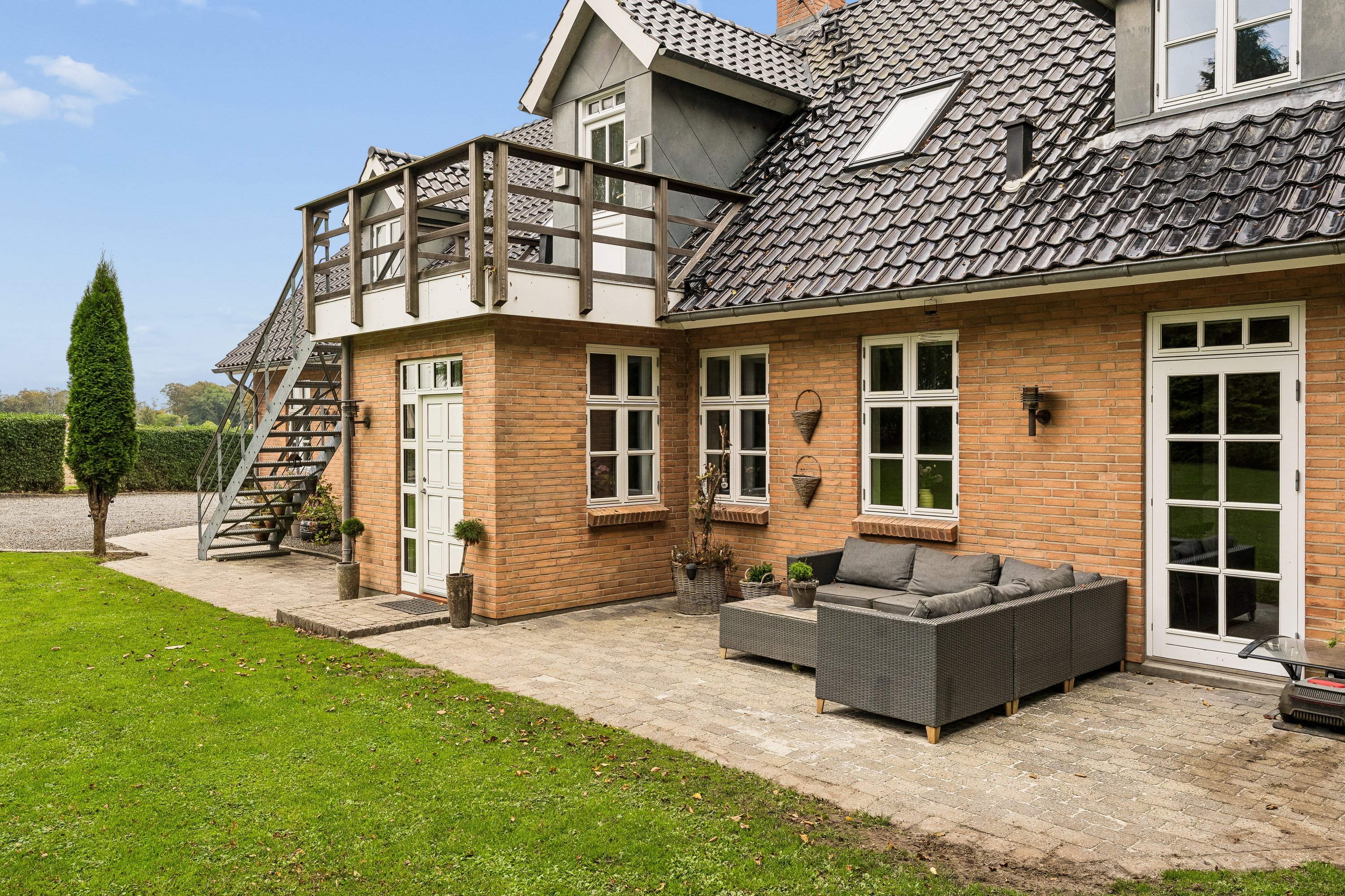 Fremhævet terrasse billede i fuldskærmstilstand. Billede af Stabelhjørnevej 5, 8721 Daugård