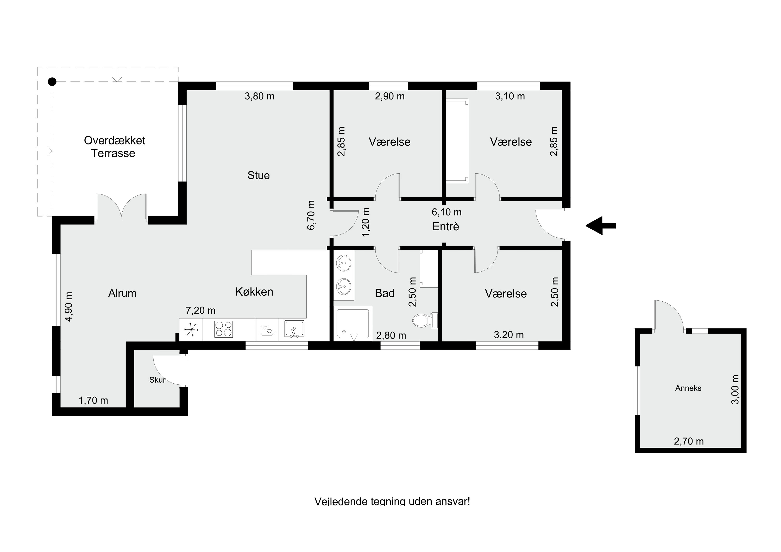 Plantegninger billede af Karen Margrethes Vej 12, Hverrehus, 9631 Gedsted