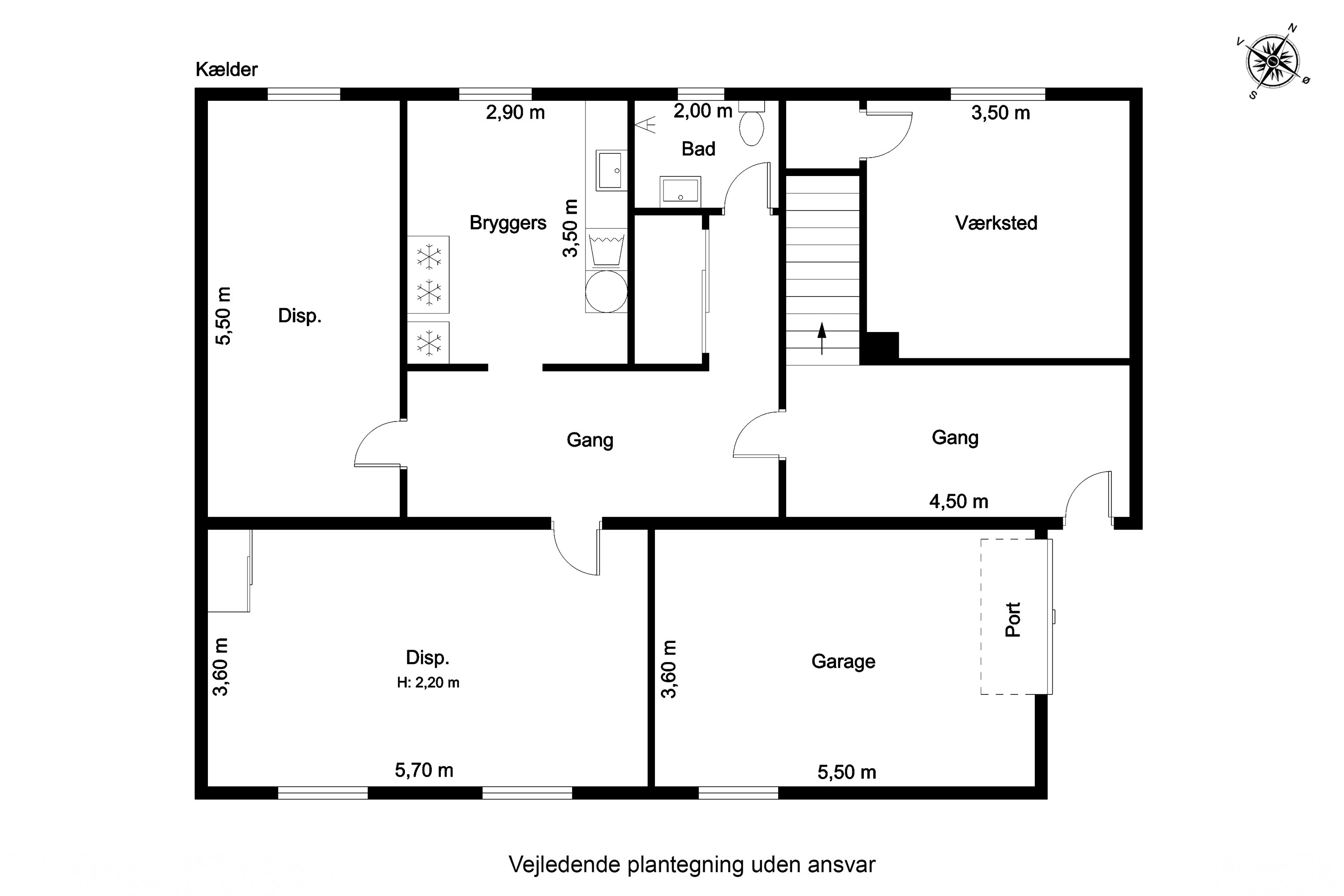 Plantegninger billede af Kobberbæksvej 81, 5700 Svendborg