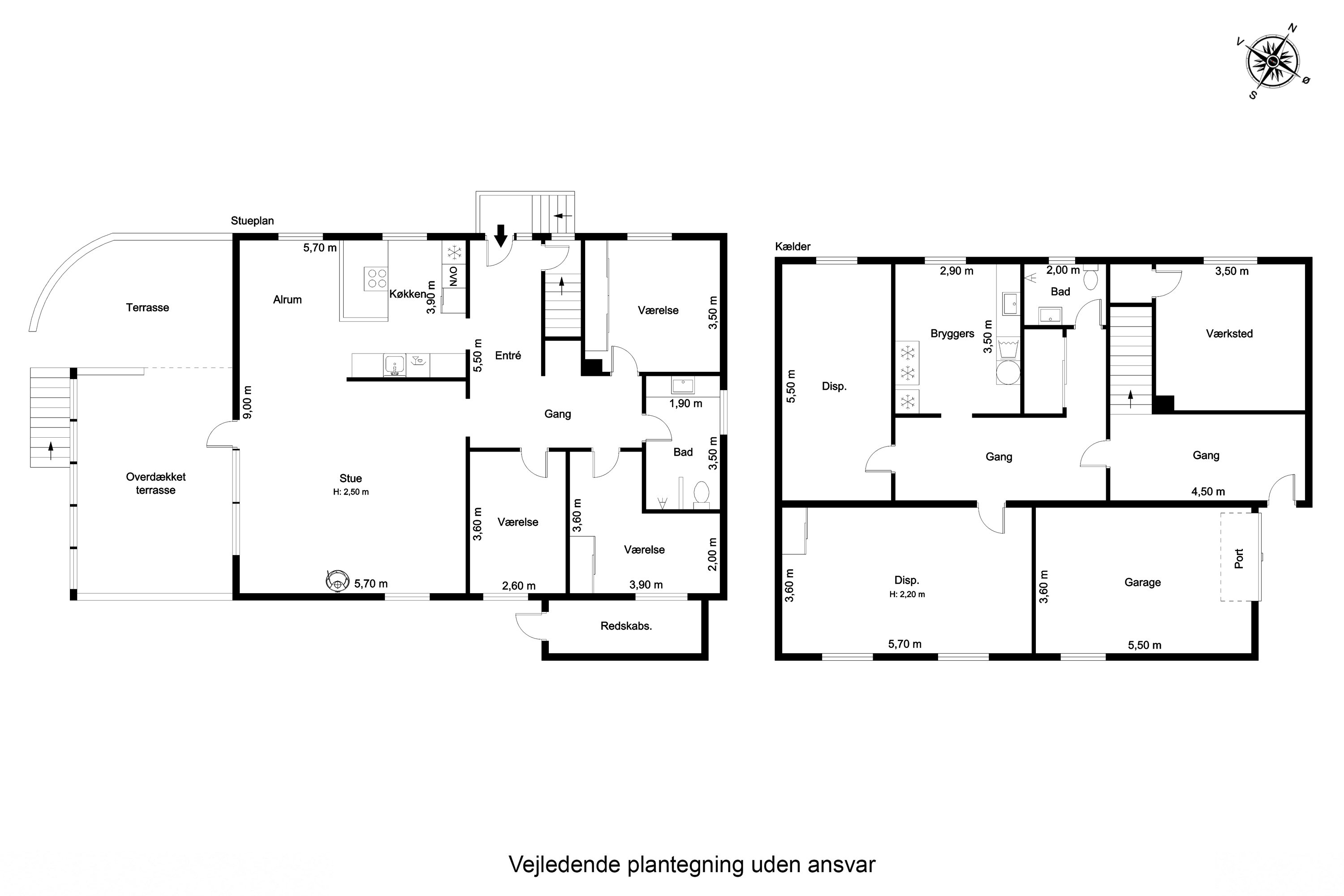 Plantegninger billede af Kobberbæksvej 81, 5700 Svendborg