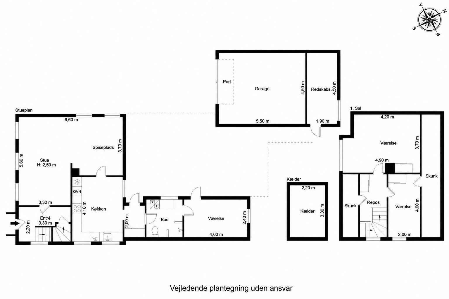 Plantegninger billede af Svendborgvej 304, Højby, 5260 Odense S