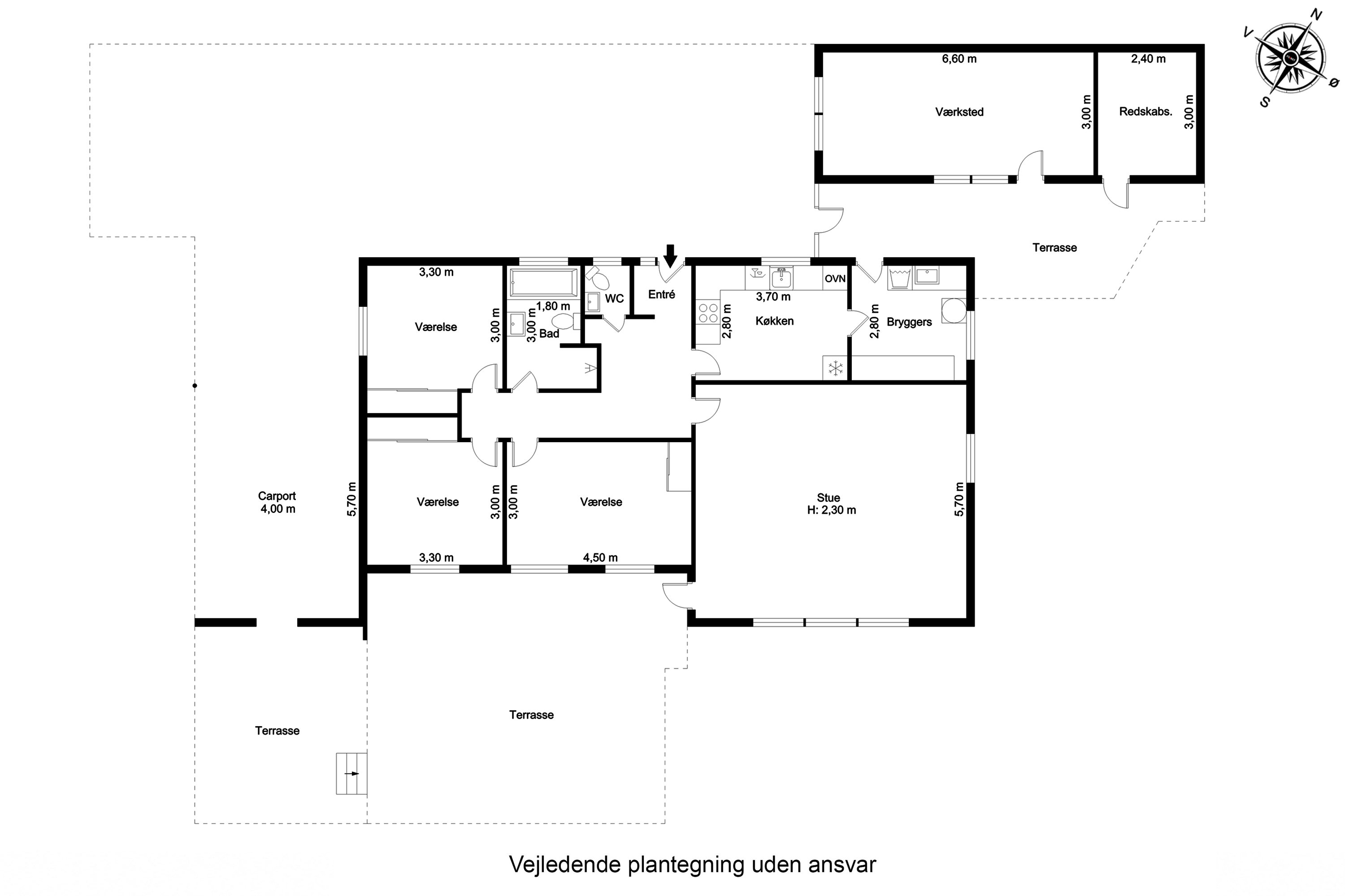 Plantegninger billede af Porthusvej 48B, 5700 Svendborg