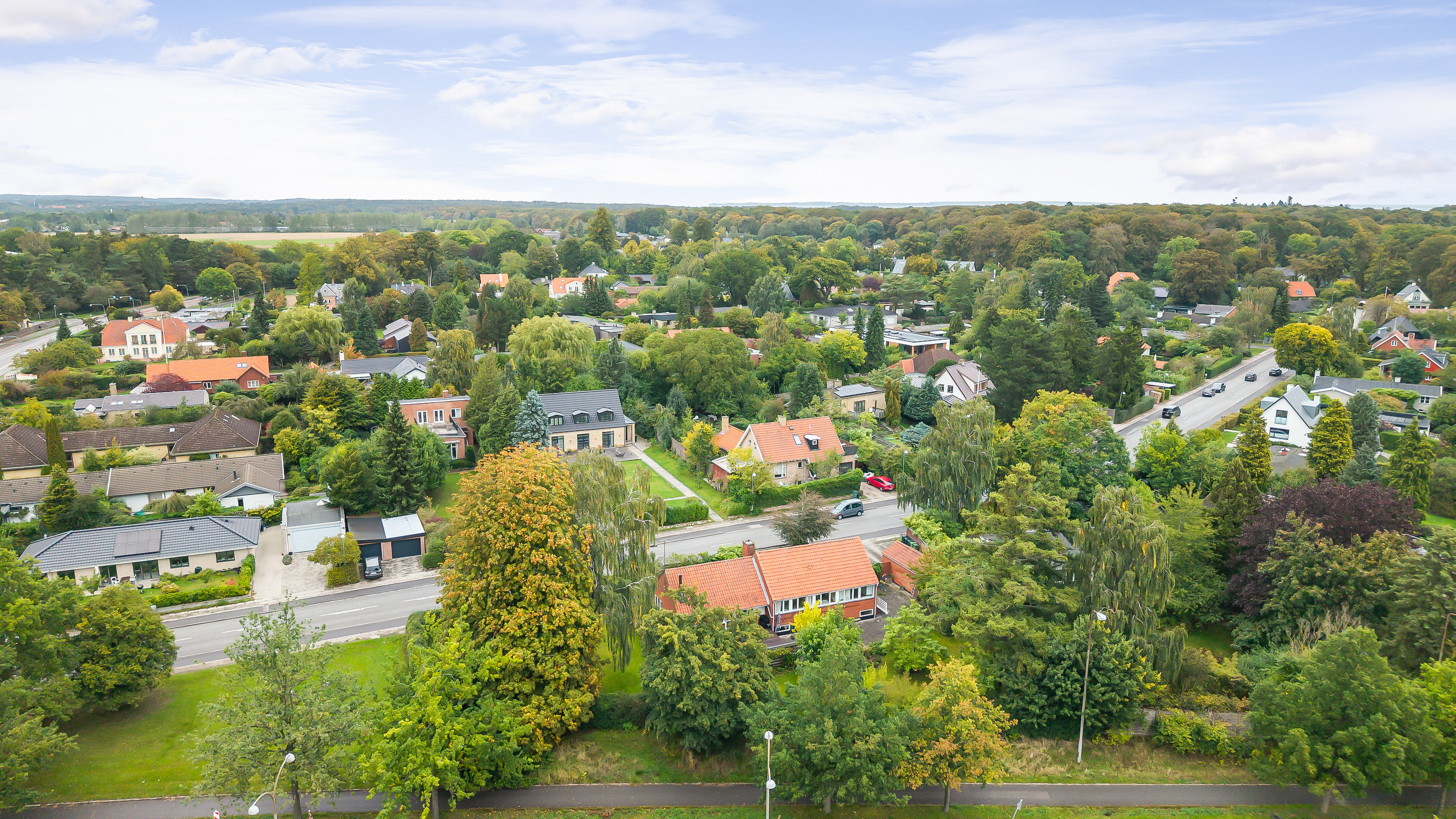 Fremhævet luftfoto billede i fuldskærmstilstand. Billede af Ved Fortunen 2A, 2800 Kongens Lyngby
