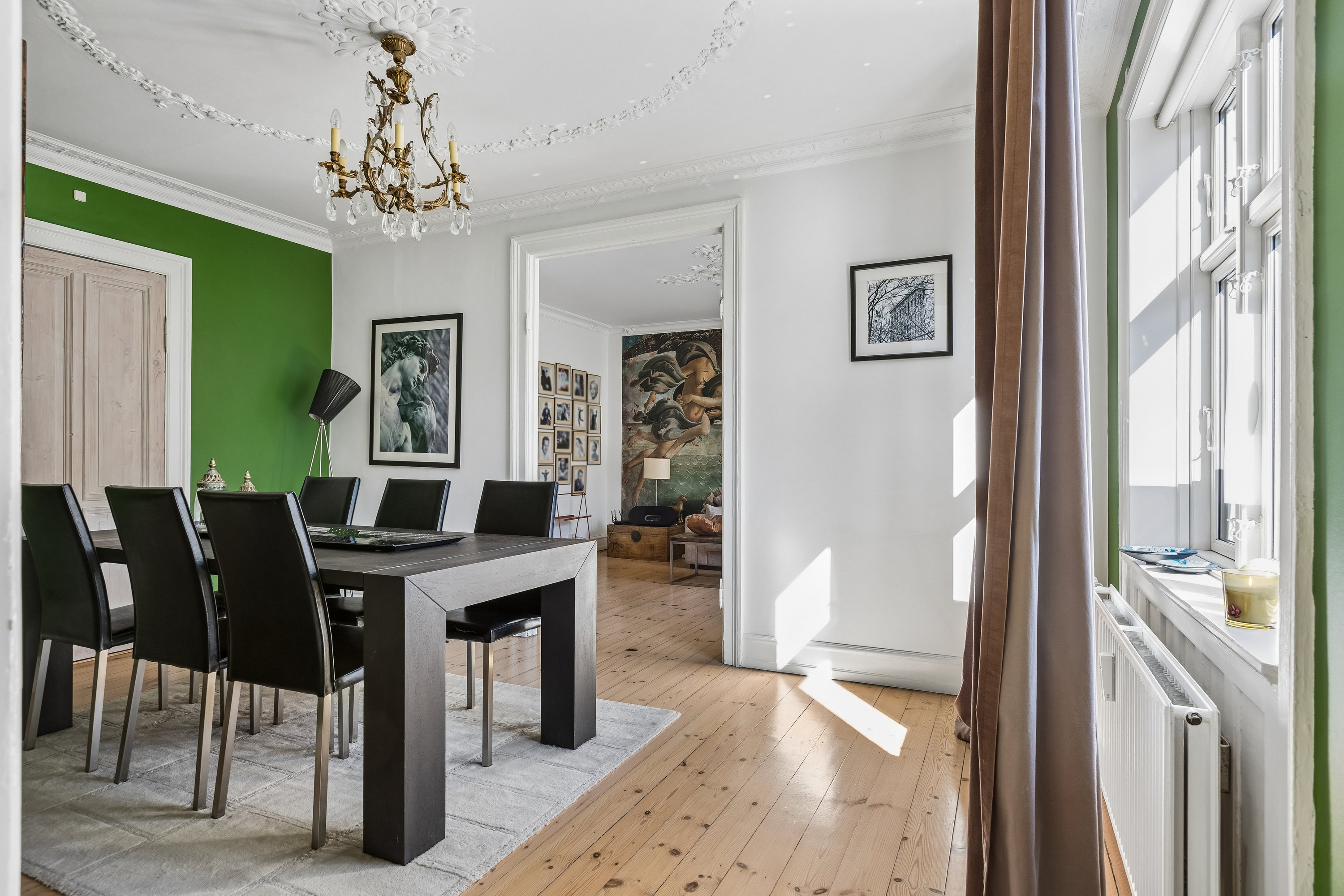 Fremhævet spisestue billede i fuldskærmstilstand. Billede af Thorshavnsgade 24, 4. th., 2300 København S