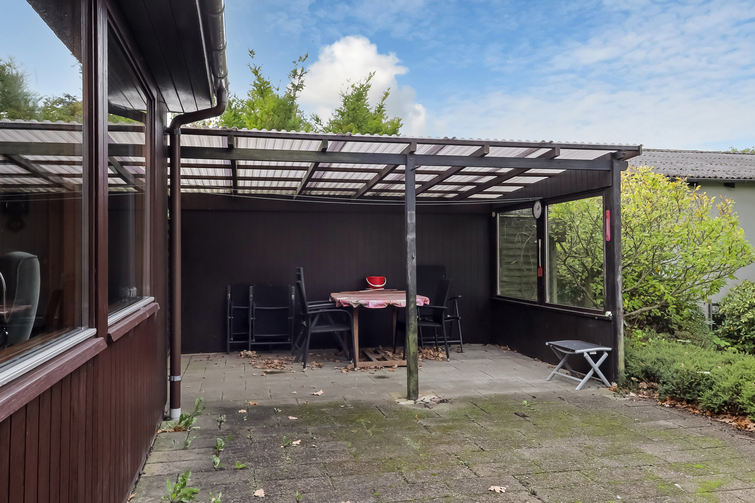 Fremhævet terrasse billede i fuldskærmstilstand. Billede af Buevej 9, 5874 Hesselager