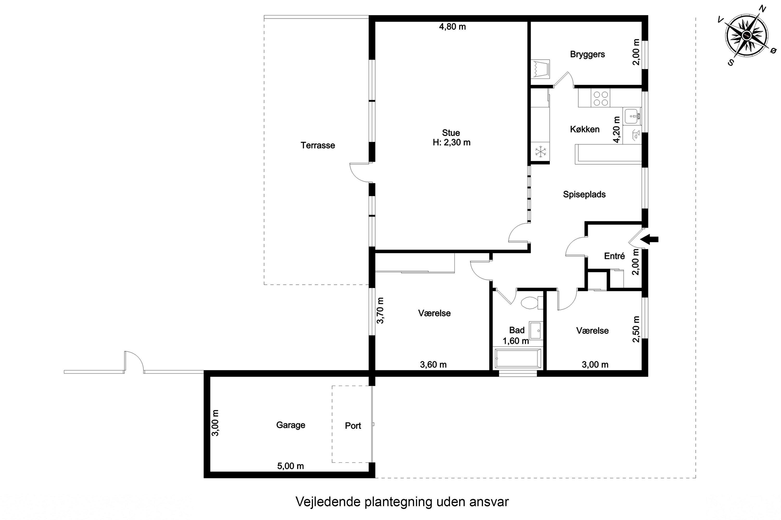 Plantegninger billede af Kobberbæksvej 97, 5700 Svendborg