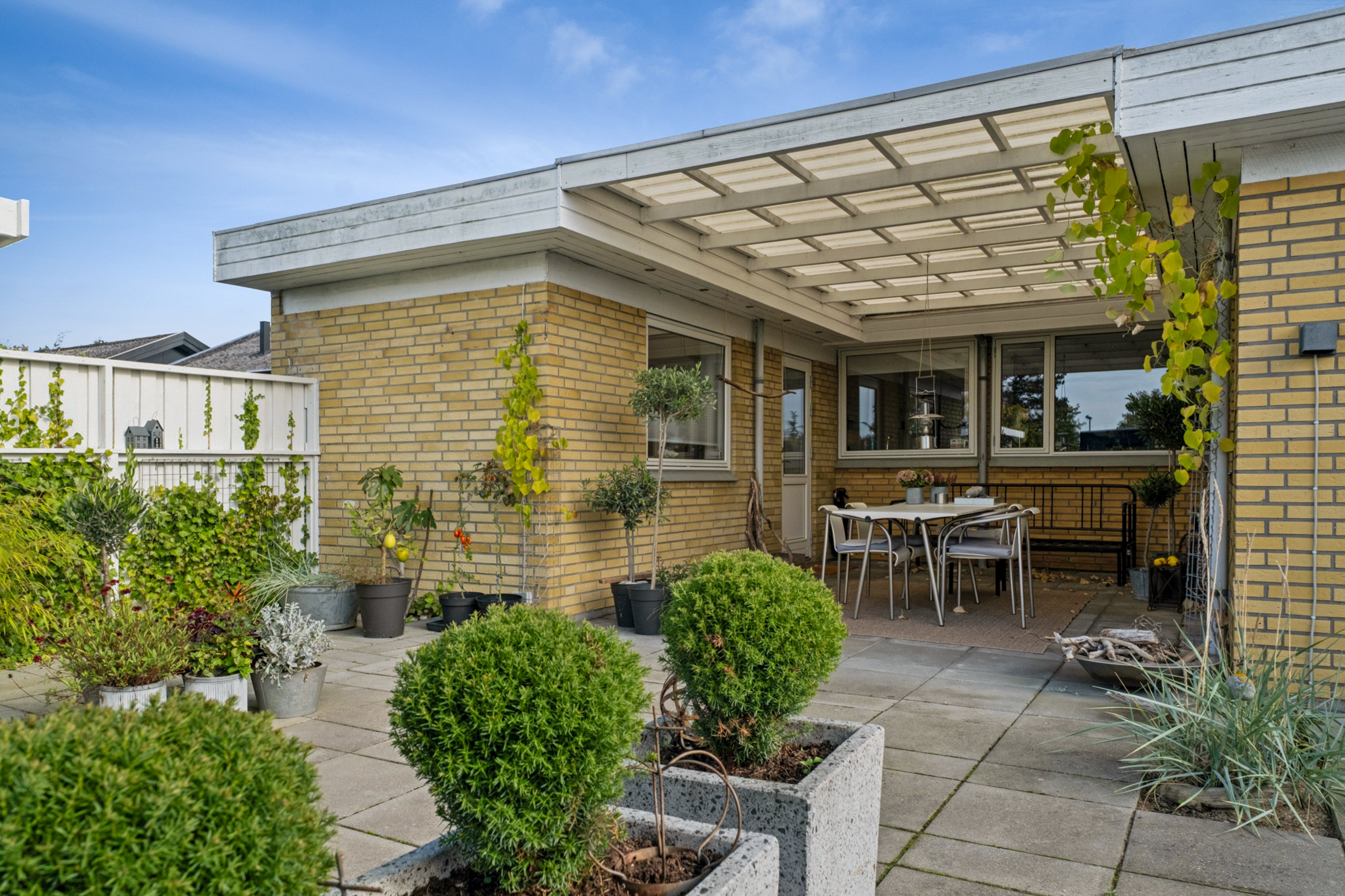 Fremhævet overdækket terrasse billede i fuldskærmstilstand. Billede af Majsvej 7, 5800 Nyborg