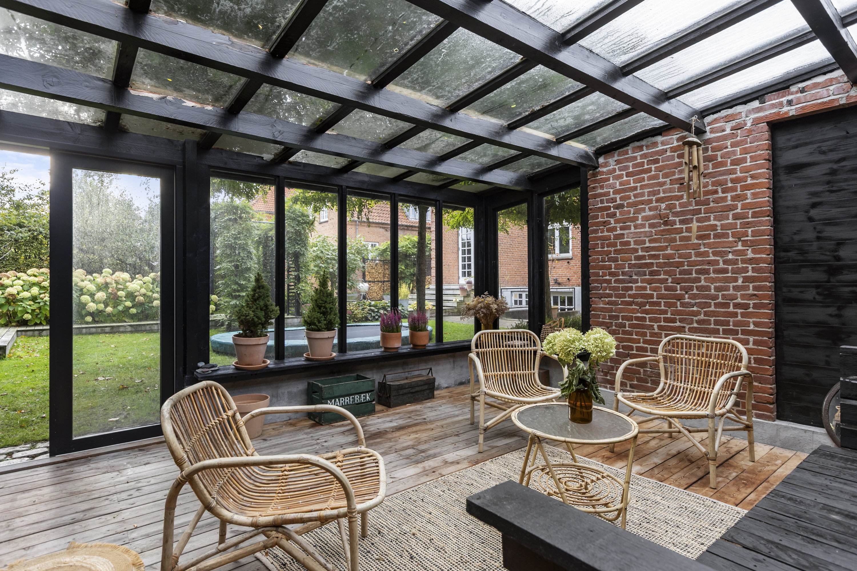 Fremhævet overdækket terrasse billede i fuldskærmstilstand. Billede af Hans Tausensgade 24, 4200 Slagelse