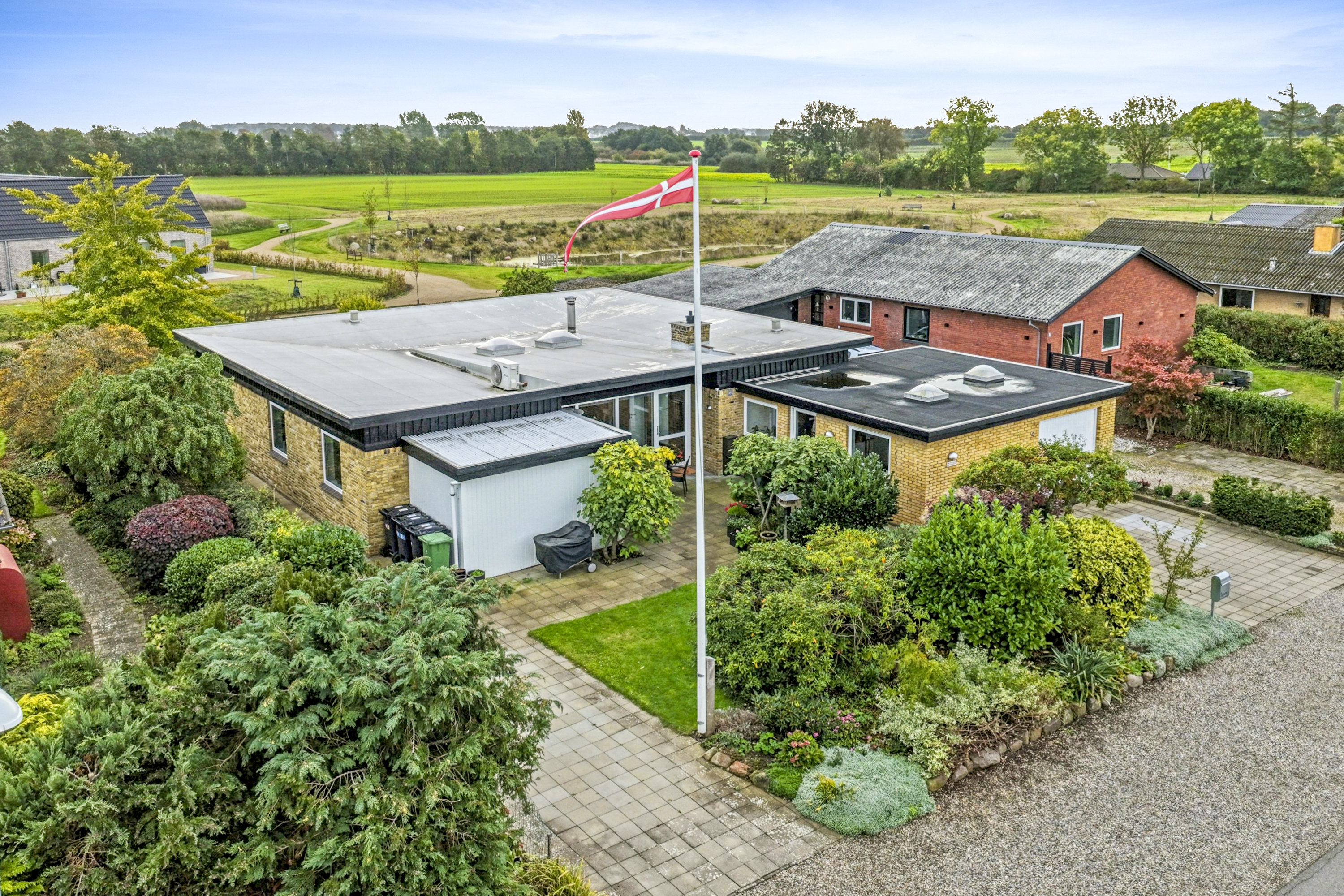 Villa: Facade på Grøndalsvej 9, 5350 Rynkeby