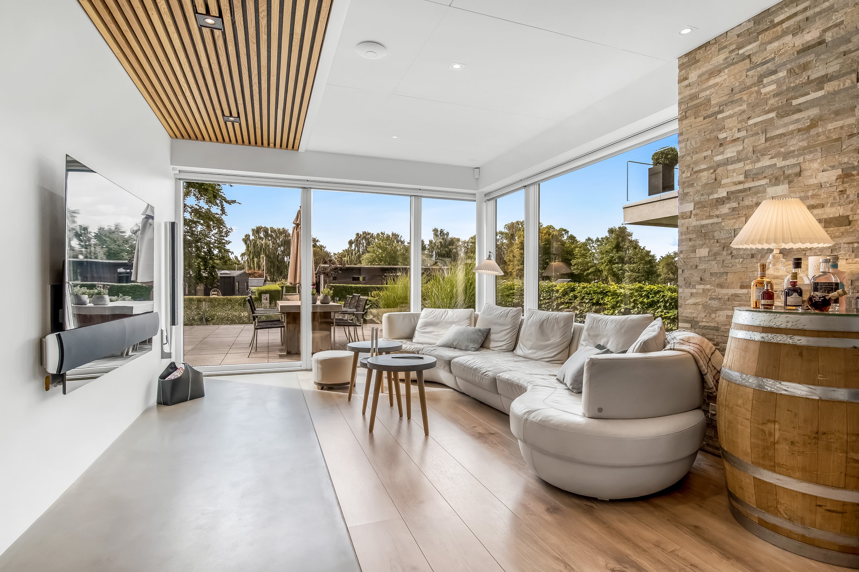 Fremhævet stue billede i fuldskærmstilstand. Billede af Lyngbakken 14D, 7500 Holstebro