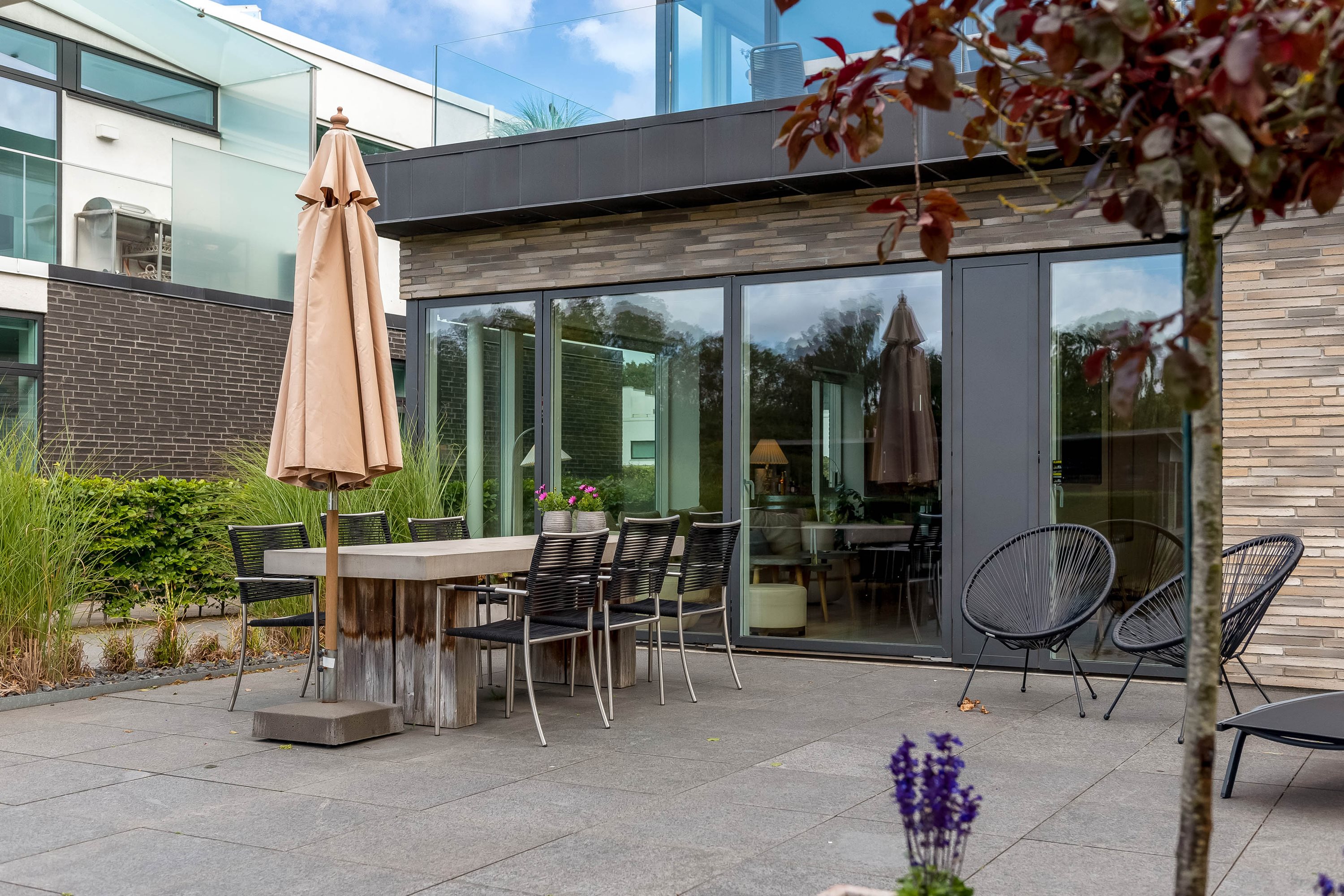 Fremhævet terrasse billede i fuldskærmstilstand. Billede af Lyngbakken 14D, 7500 Holstebro