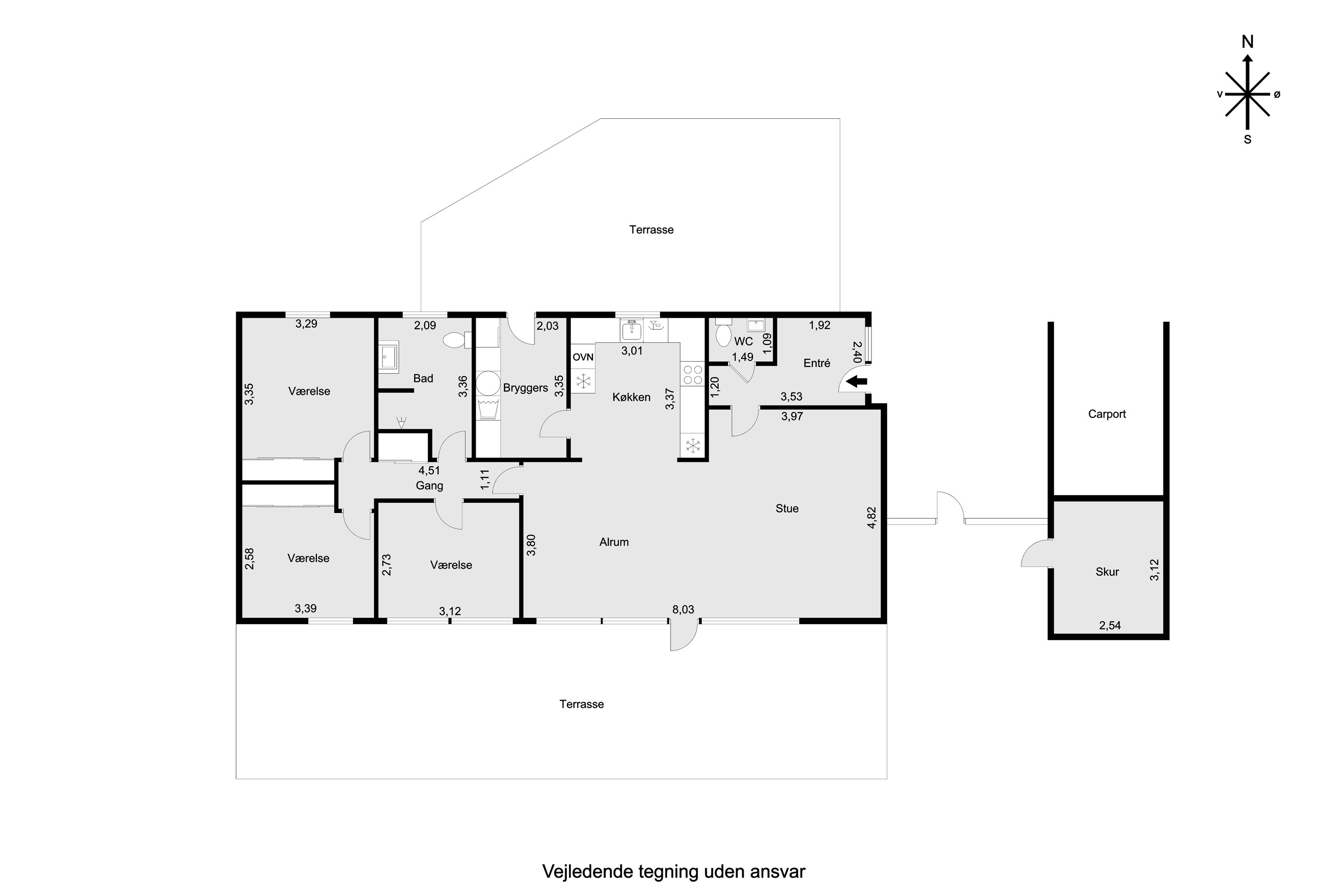 Plantegninger billede af Rugmarken 94, 8520 Lystrup