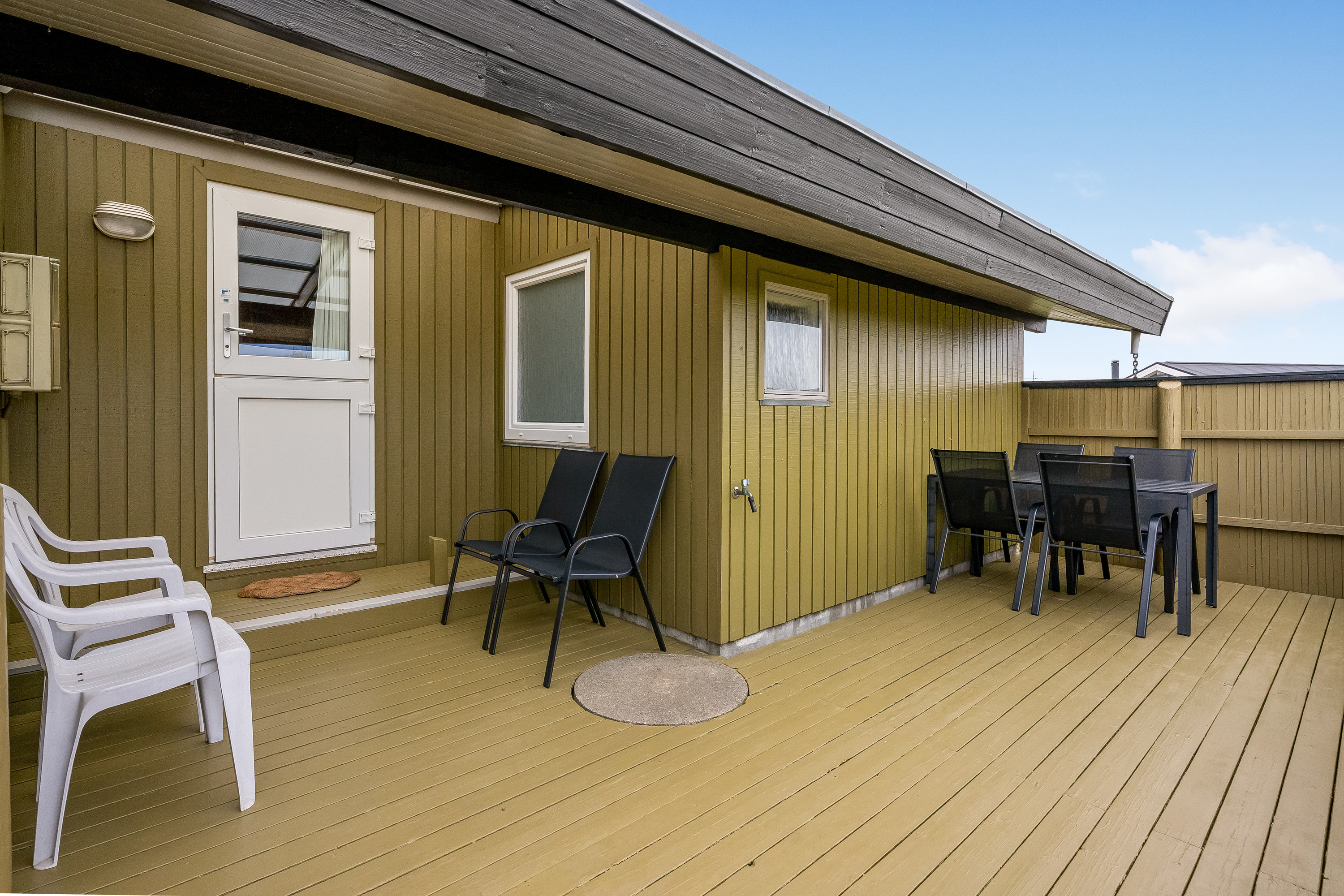 Fremhævet terrasse billede i fuldskærmstilstand. Billede af Bjerregårdsvej 307, Bjerregaard, 6960 Hvide Sande