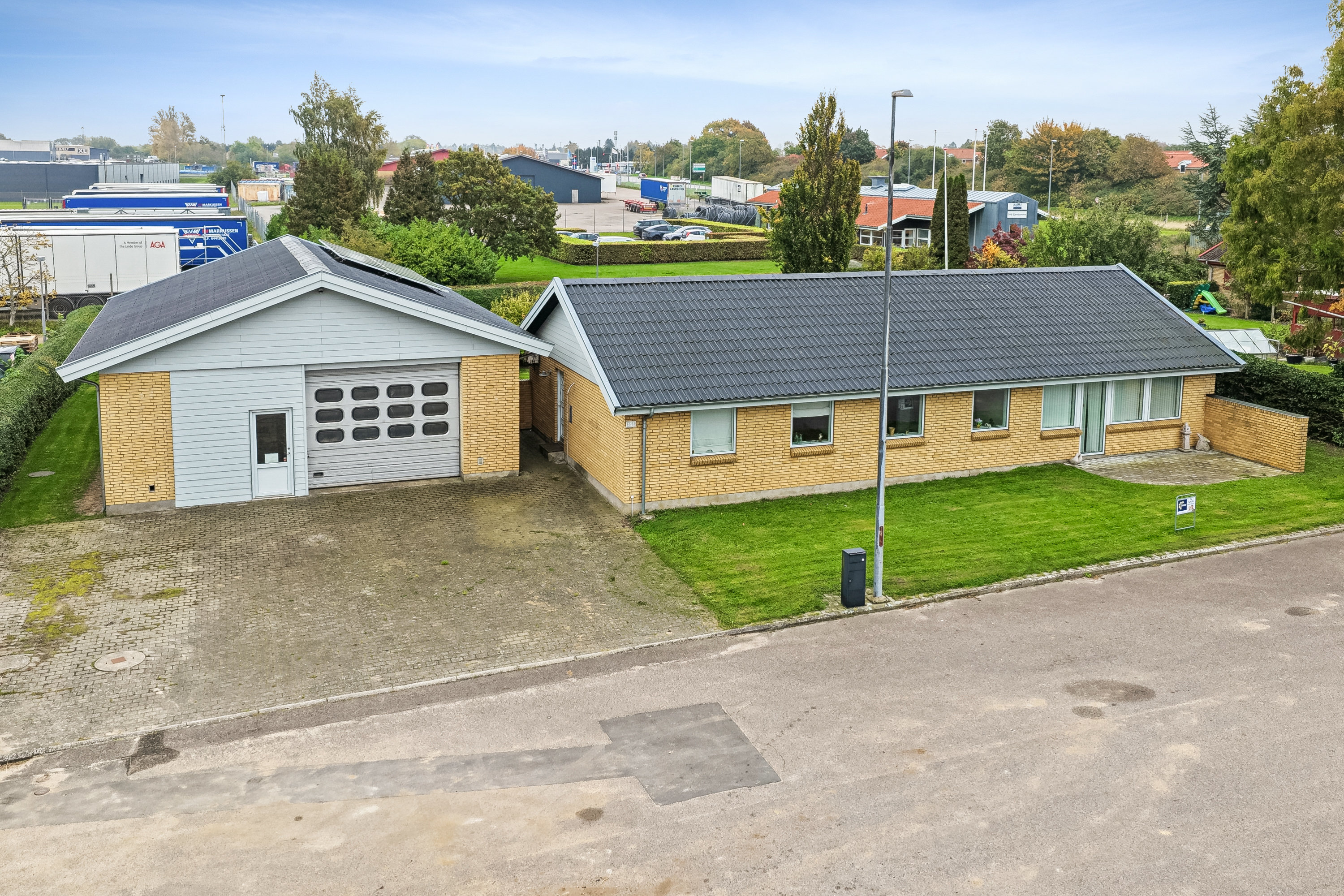 Villa: Facade på Odensevej 191, 5500 Middelfart