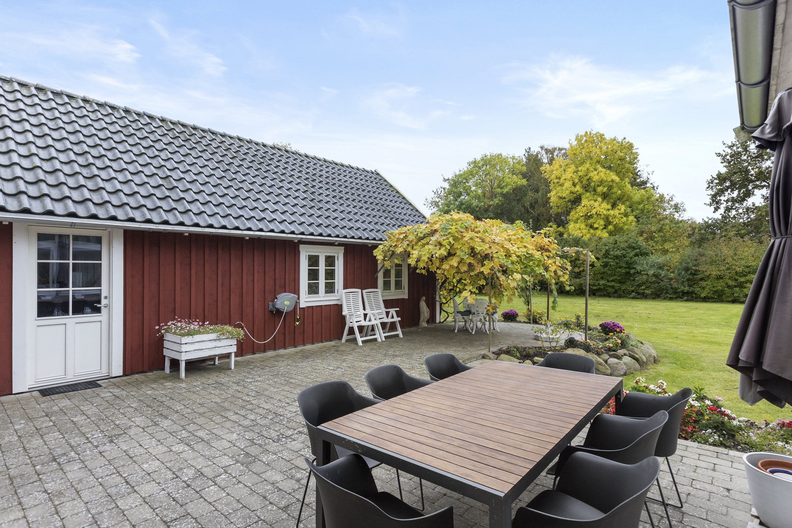 Fremhævet terrasse billede i fuldskærmstilstand. Billede af Kjøbmagergade 13B, Kyndeløse, 4070 Kirke Hyllinge