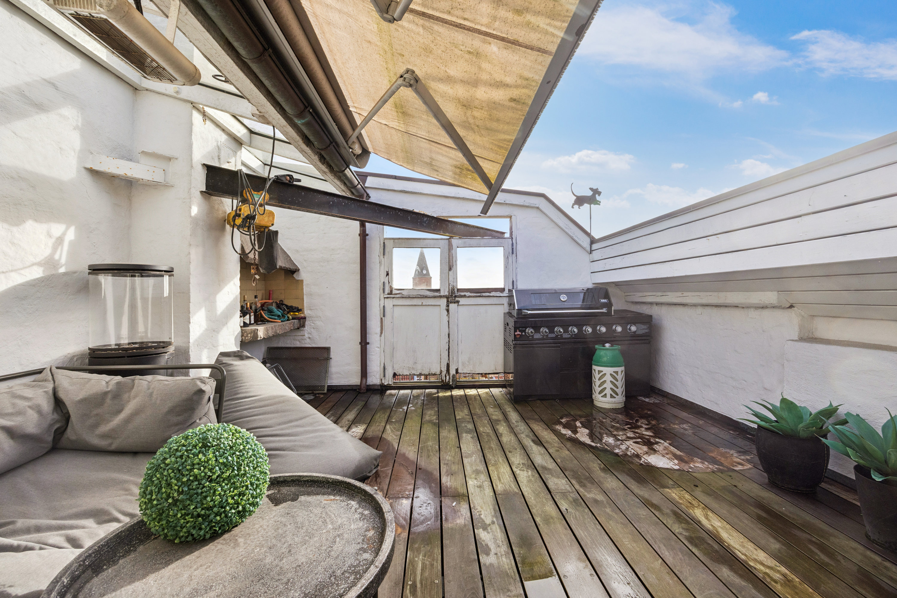 Fremhævet terrasse billede i fuldskærmstilstand. Billede af Algade 31, 4., 9000 Aalborg