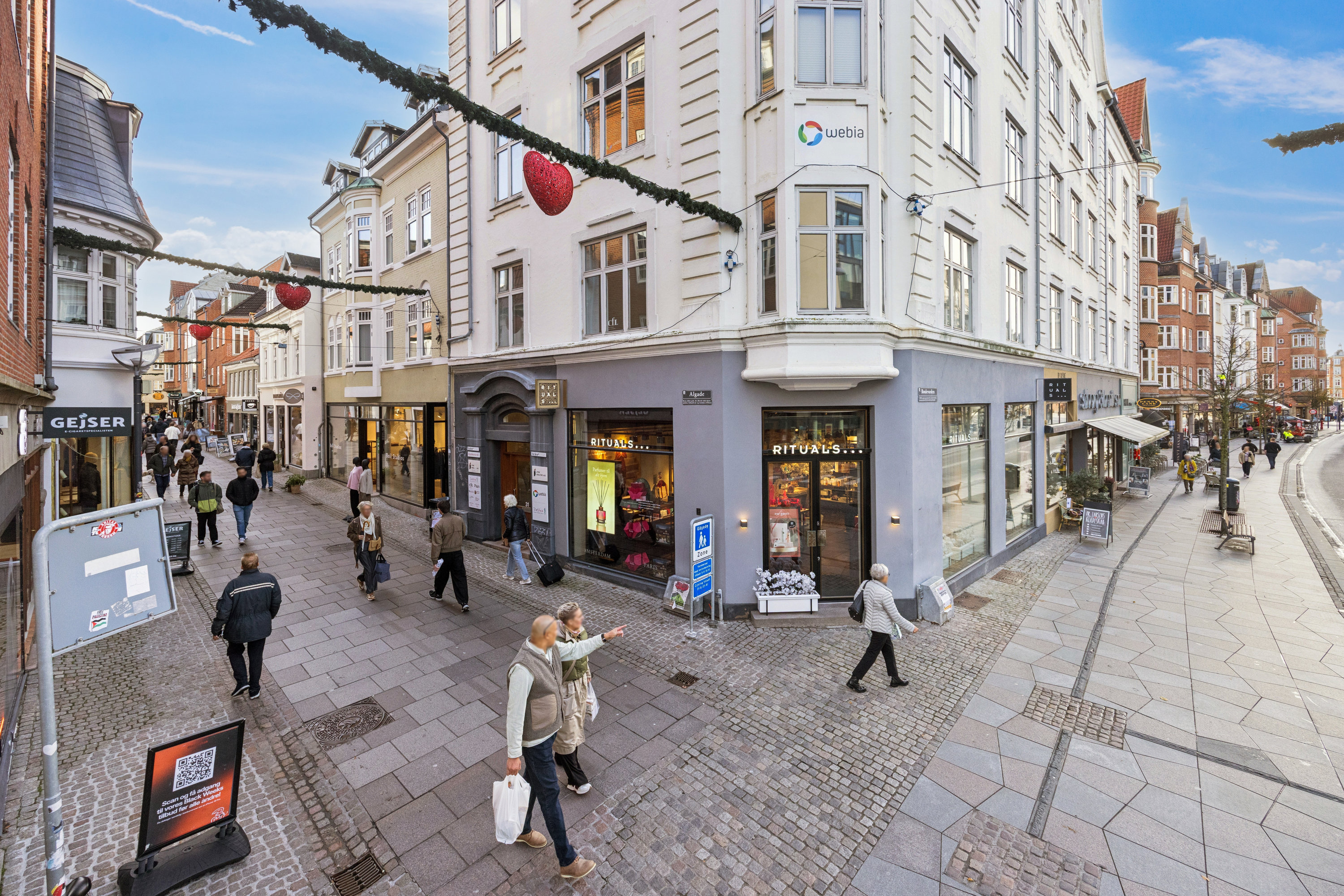 Fremhævet facade billede i fuldskærmstilstand. Billede af Algade 31, 4., 9000 Aalborg