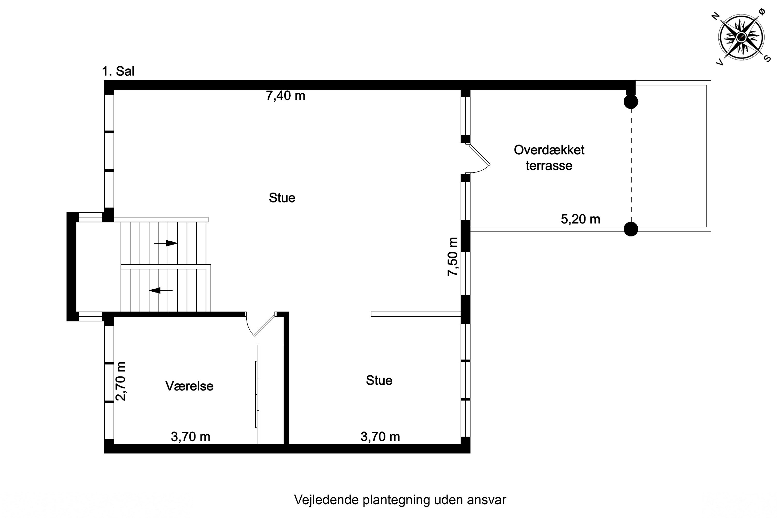 Plantegninger billede af Vesterrøn 9, 5700 Svendborg