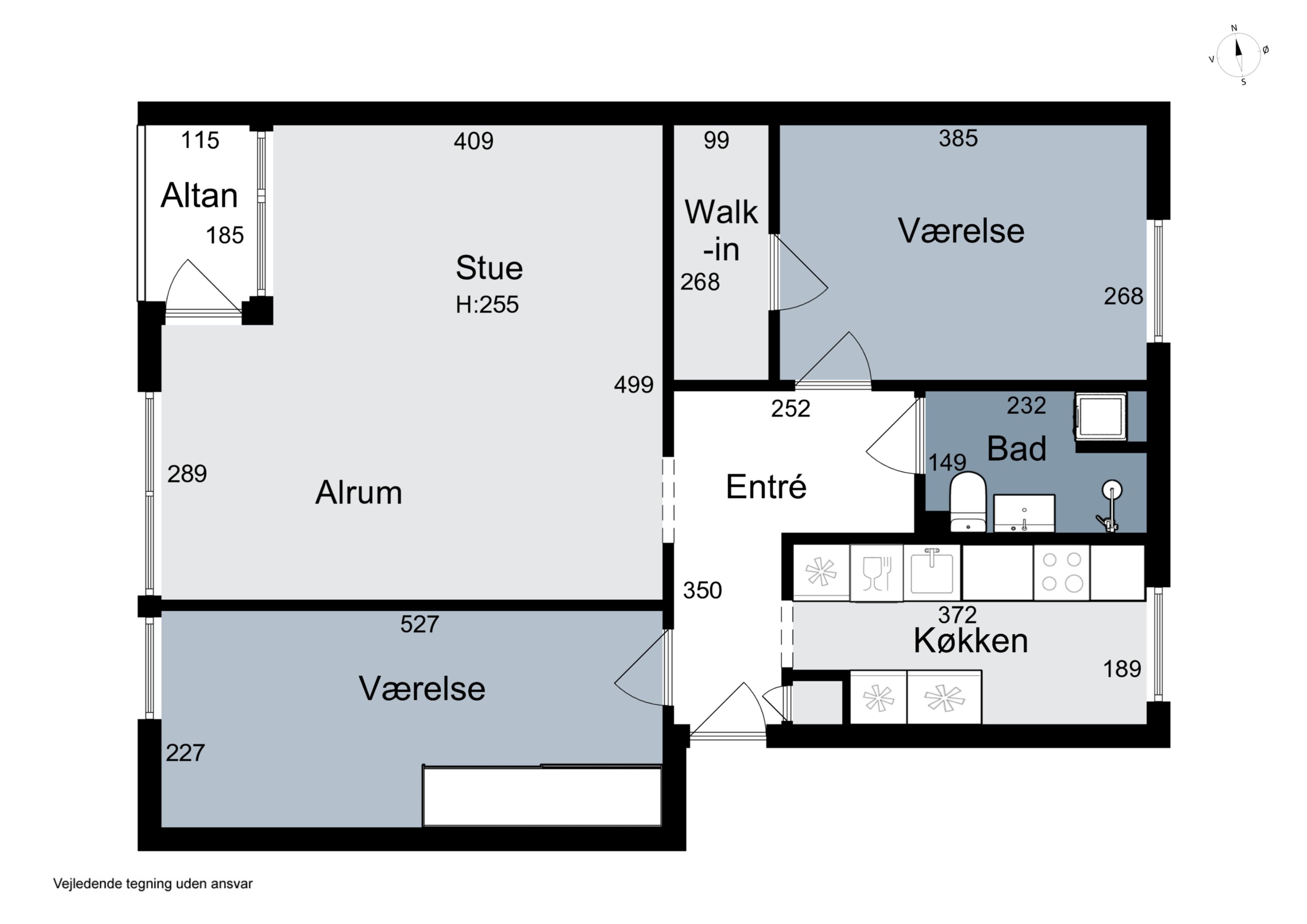 Plantegninger billede af Gasværksvej 8, 2. th., 2970 Hørsholm