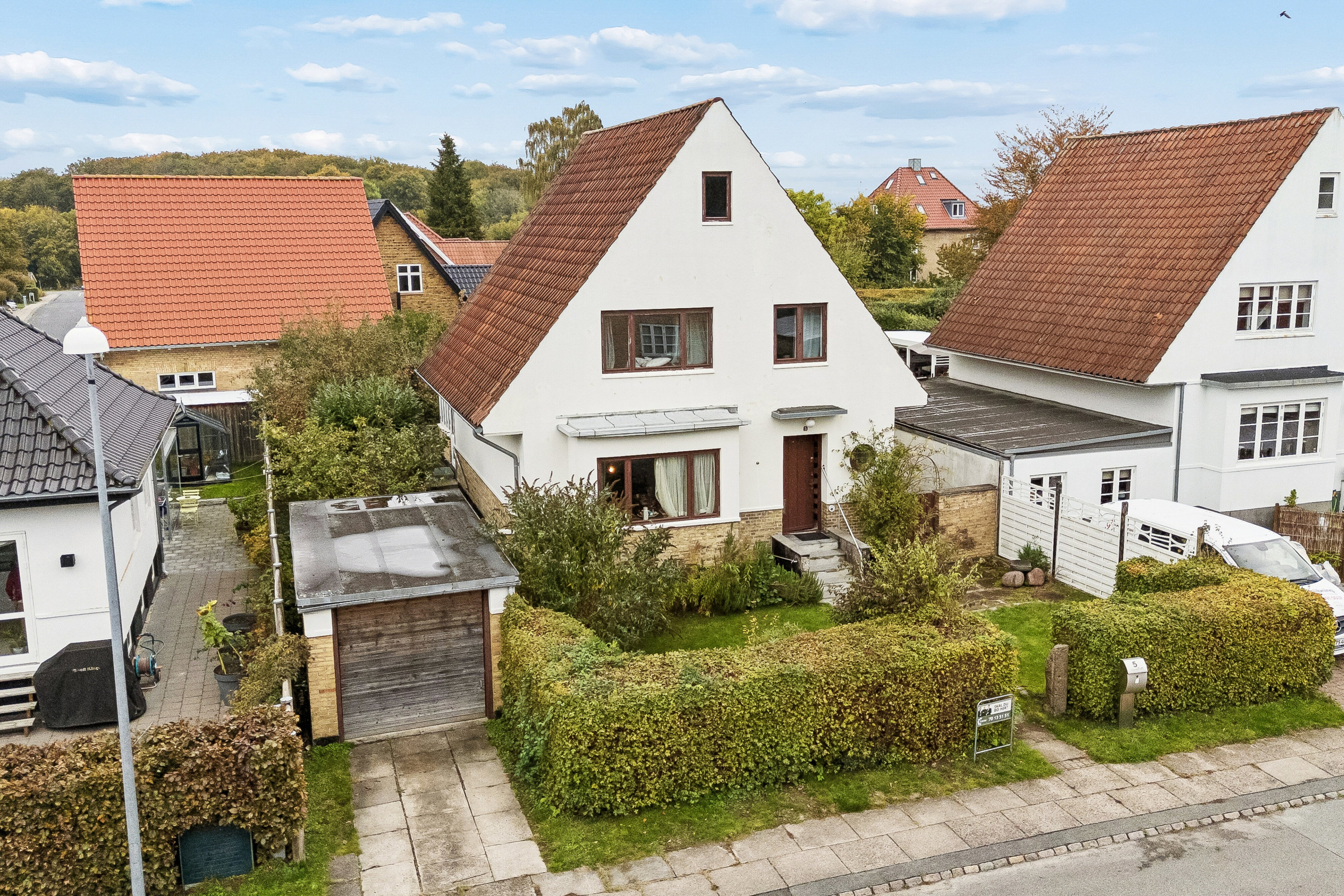 Fremhævet luftfoto billede i fuldskærmstilstand. Billede af Kildetoften 5, Tarup, 5210 Odense NV