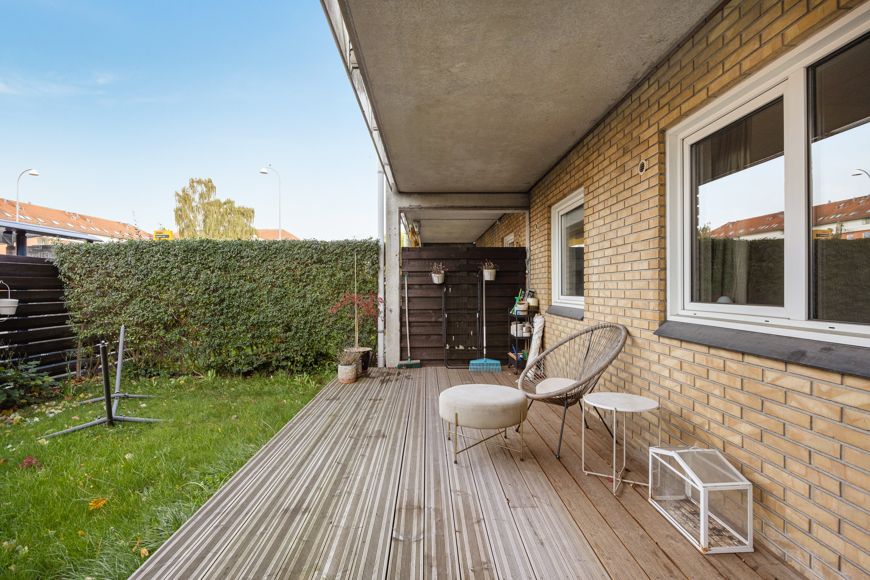 Ejerlejlighed: Overdækket terrasse på Hvidovrevej 221E, st., 2650 Hvidovre