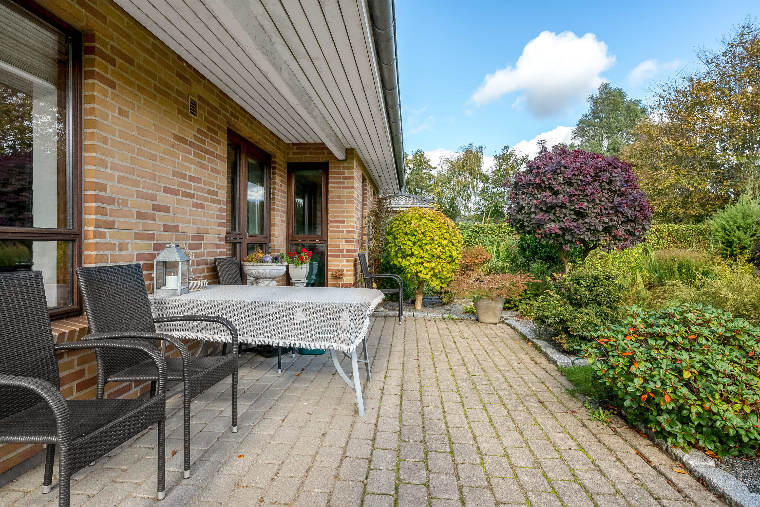 Fremhævet terrasse billede i fuldskærmstilstand. Billede af Jens Søndergaards Vej 46, 7500 Holstebro