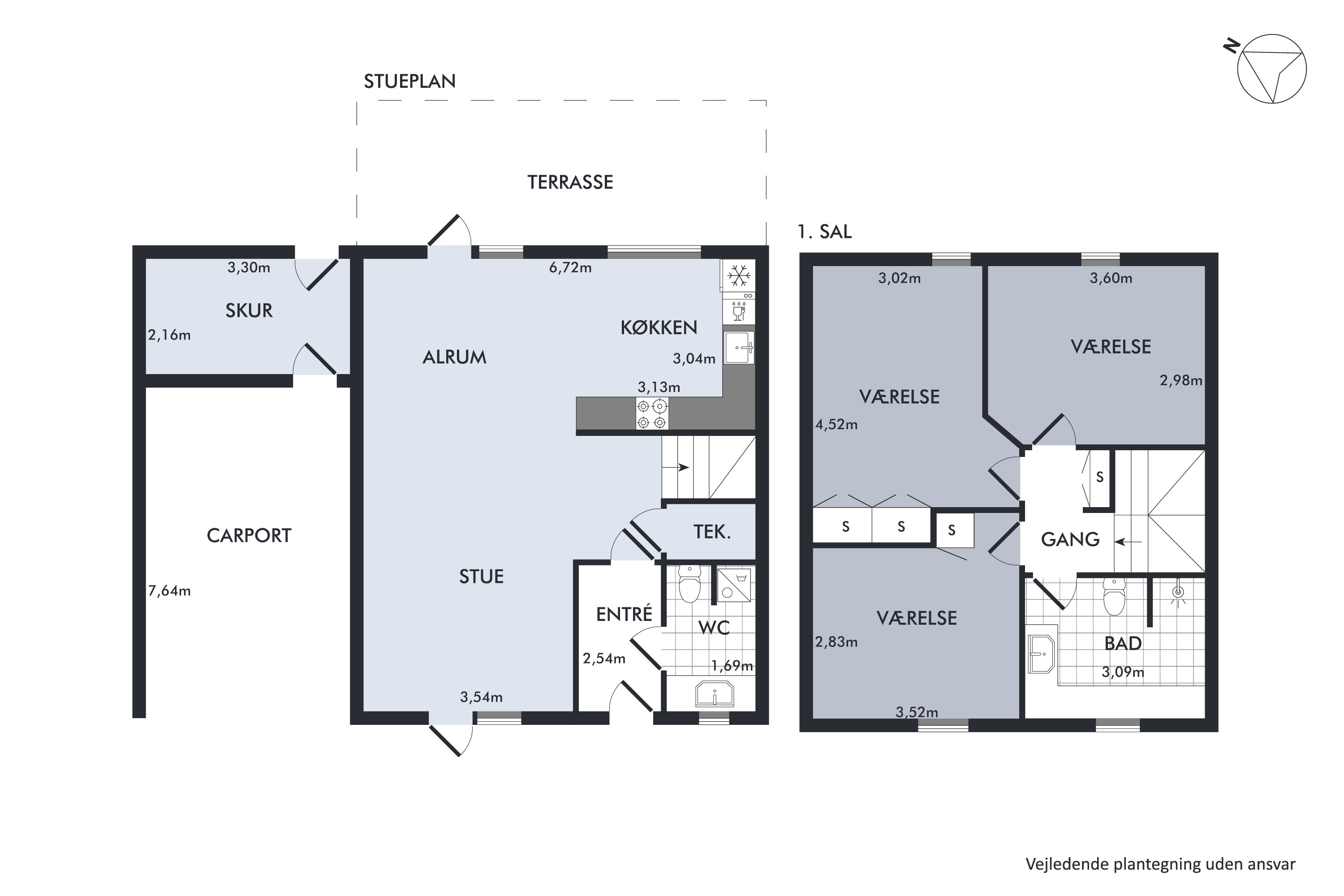 Plantegninger billede af Lundsgårds Vænge 27, Villestofte, 5210 Odense NV