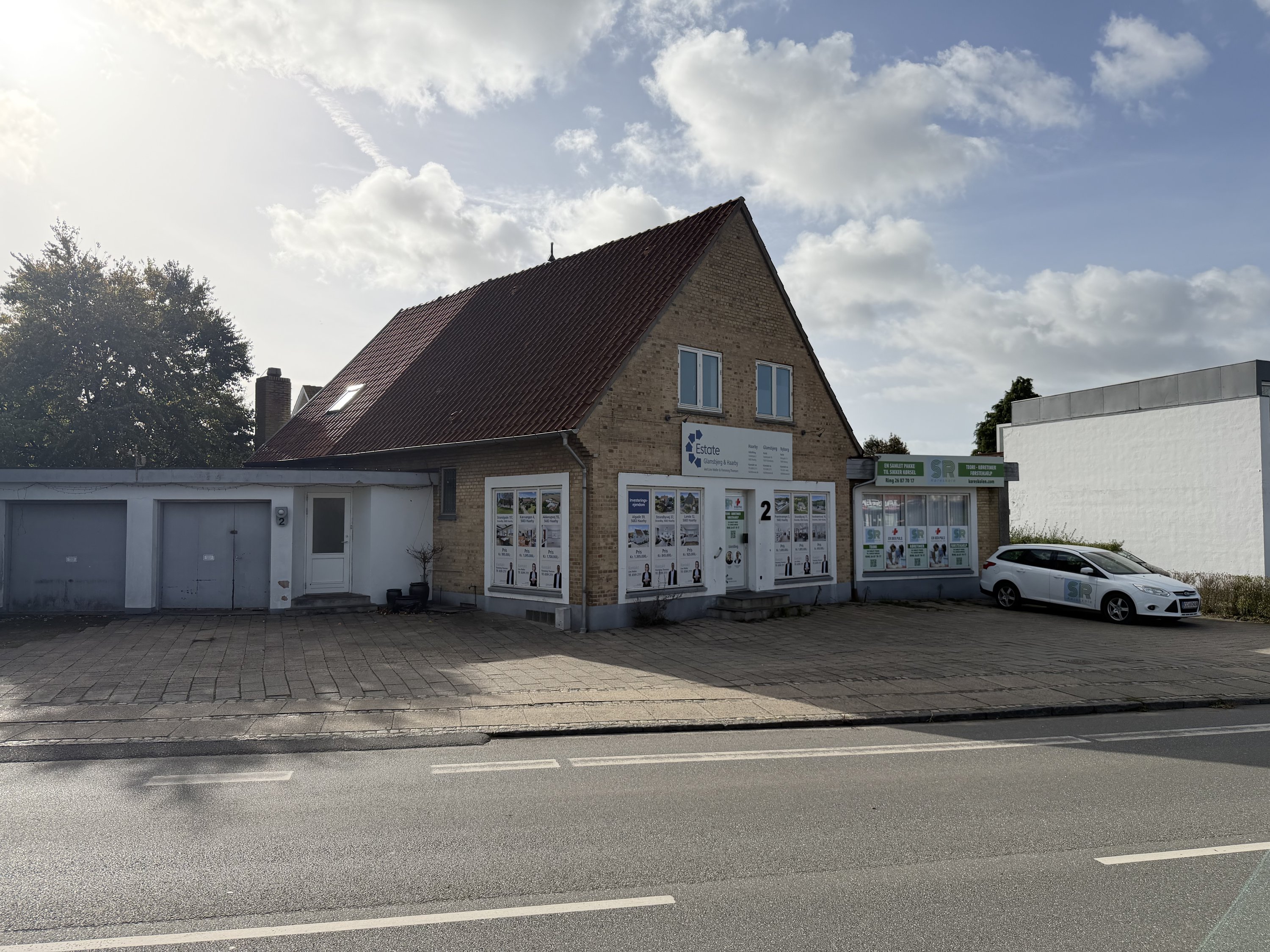Villa: Facade på Faaborgvej 2, 5683 Haarby