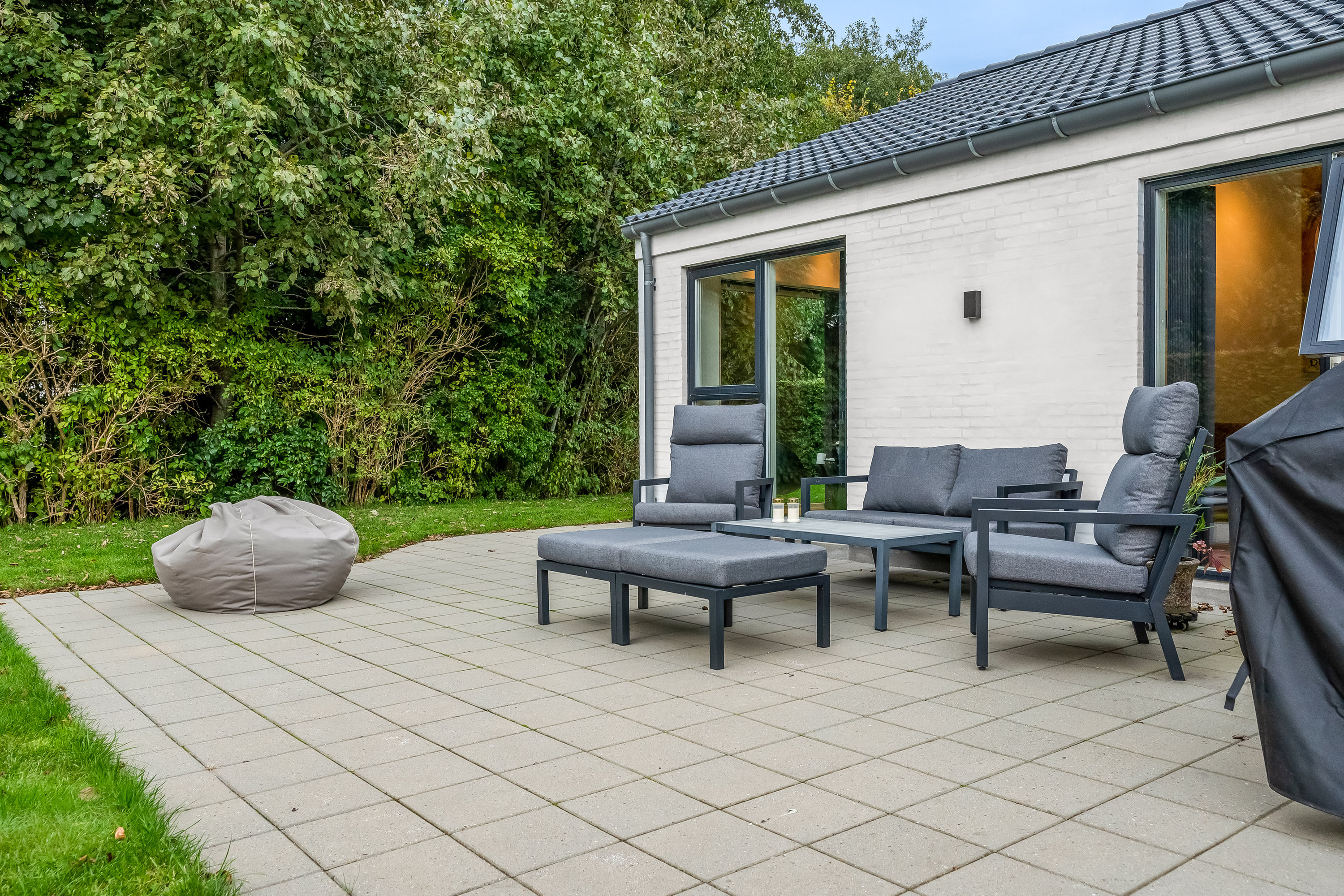 Fremhævet terrasse billede i fuldskærmstilstand. Billede af Tingagerparken 6, Mejdal, 7500 Holstebro