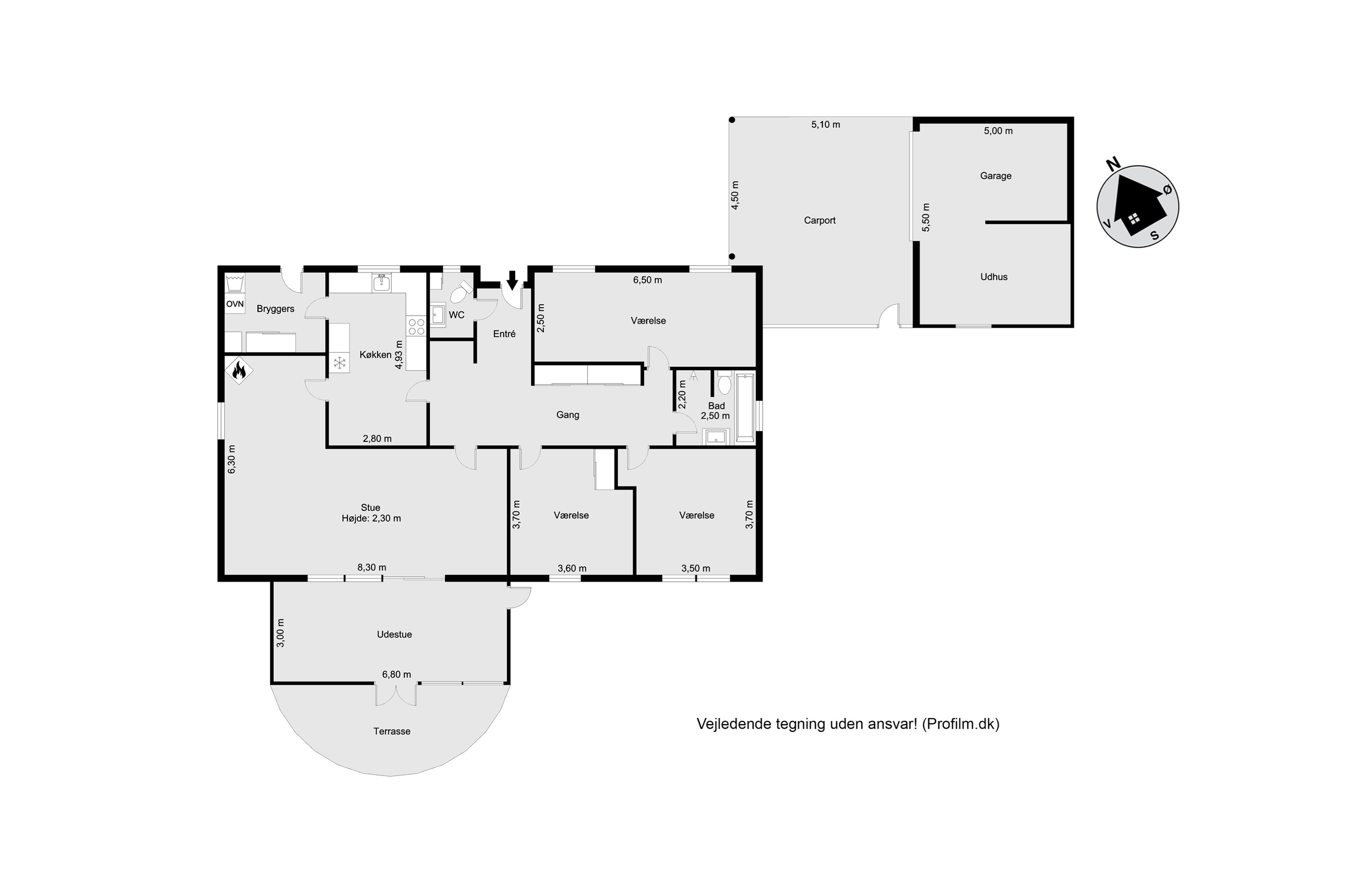 Plantegninger billede af Møllevænget 13, 4913 Horslunde