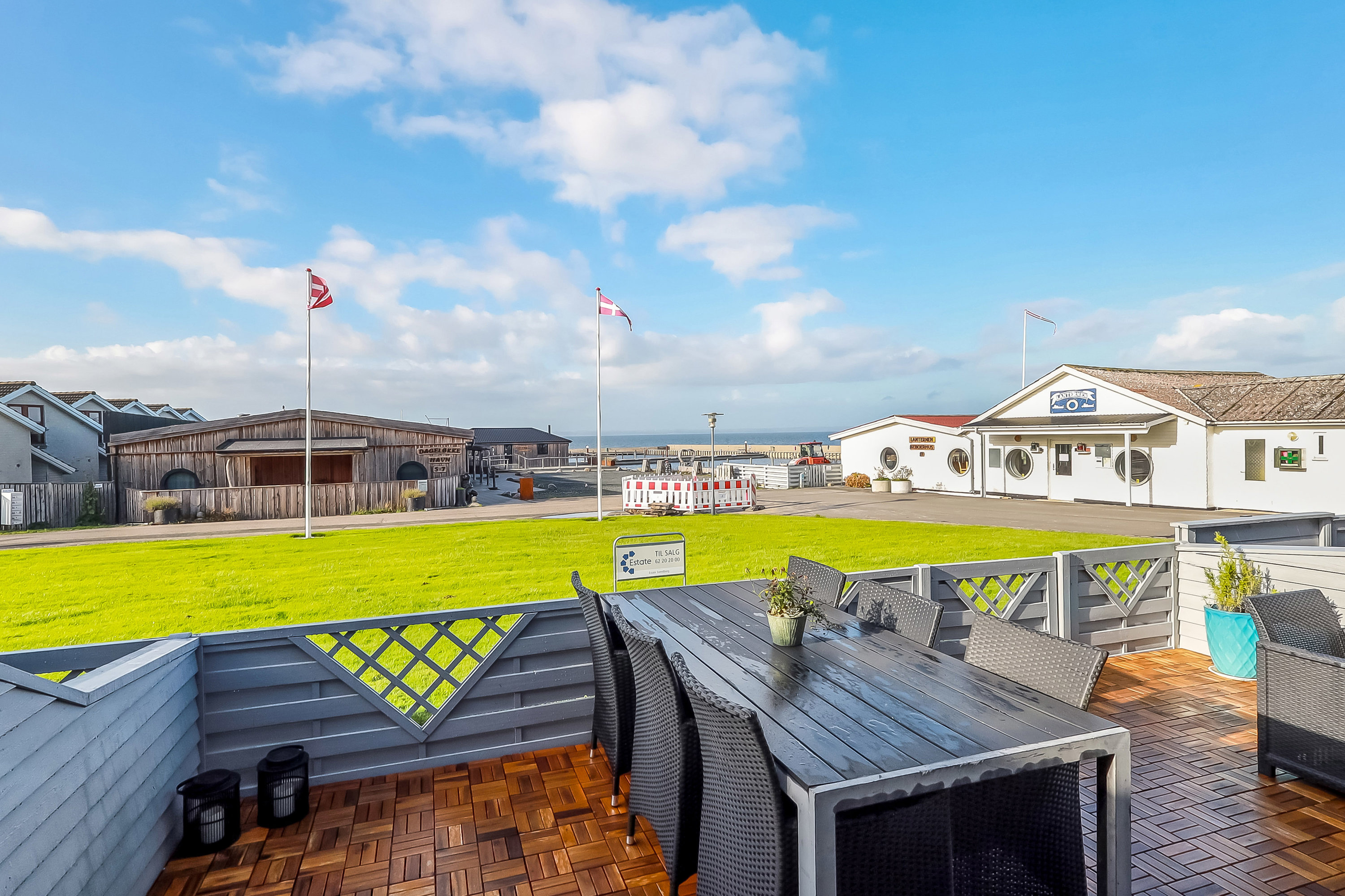 Fremhævet terrasse billede i fuldskærmstilstand. Billede af Dageløkke Marina 2S, Dageløkke, 5953 Tranekær