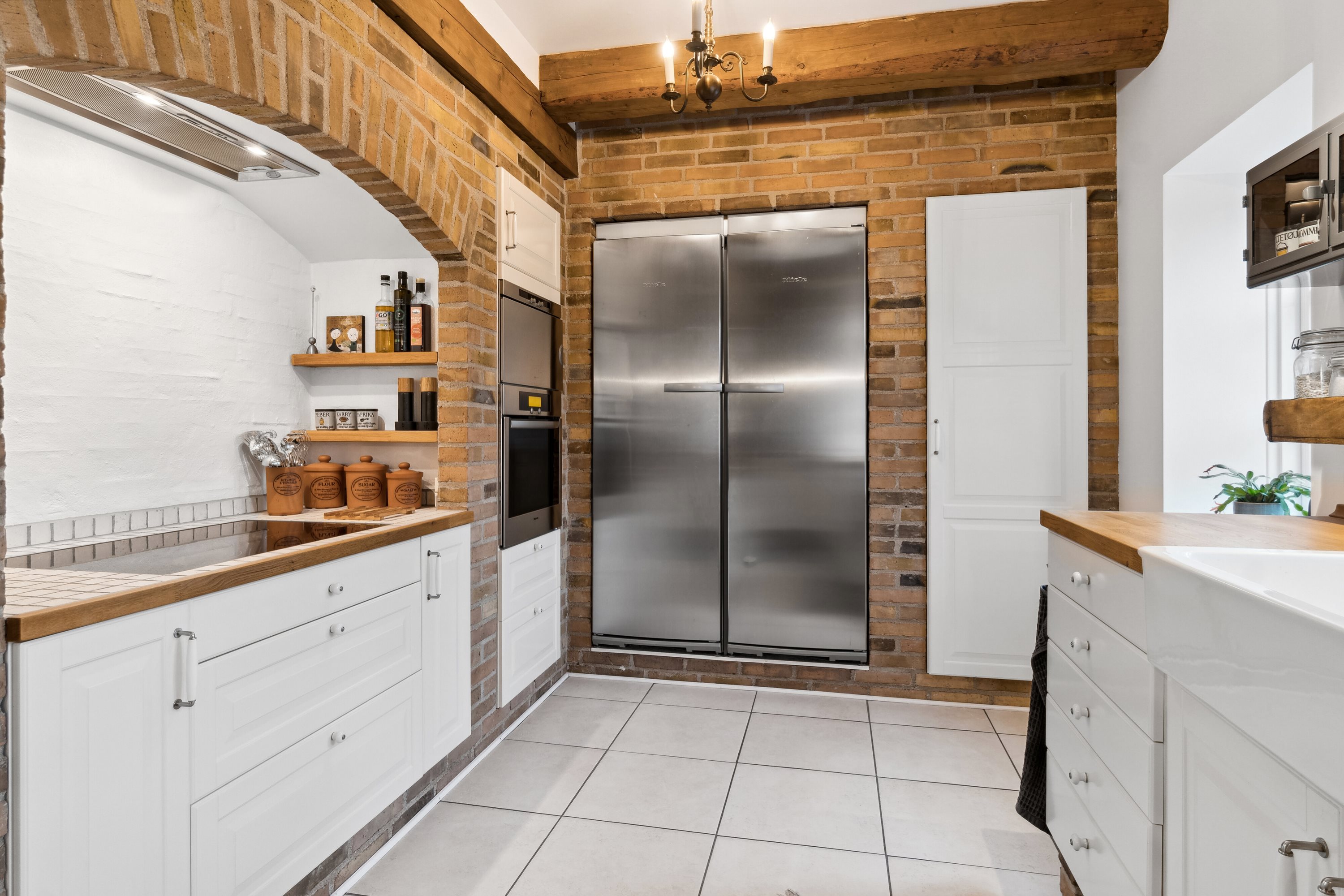 Fremhævet køkken billede i fuldskærmstilstand. Billede af Gedsteddalen 9, V Hornum, 9640 Farsø