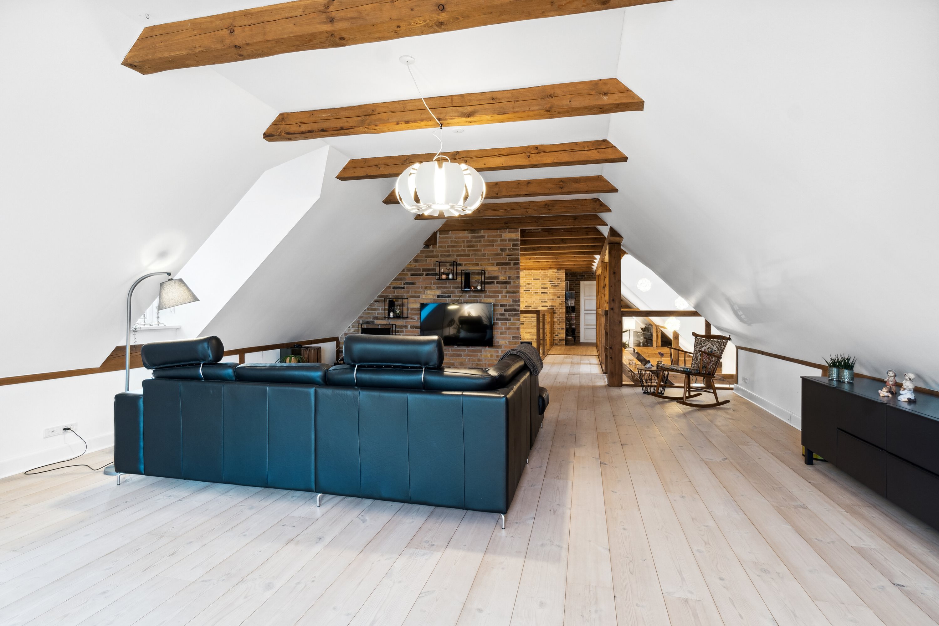 Fremhævet stue billede i fuldskærmstilstand. Billede af Gedsteddalen 9, V Hornum, 9640 Farsø