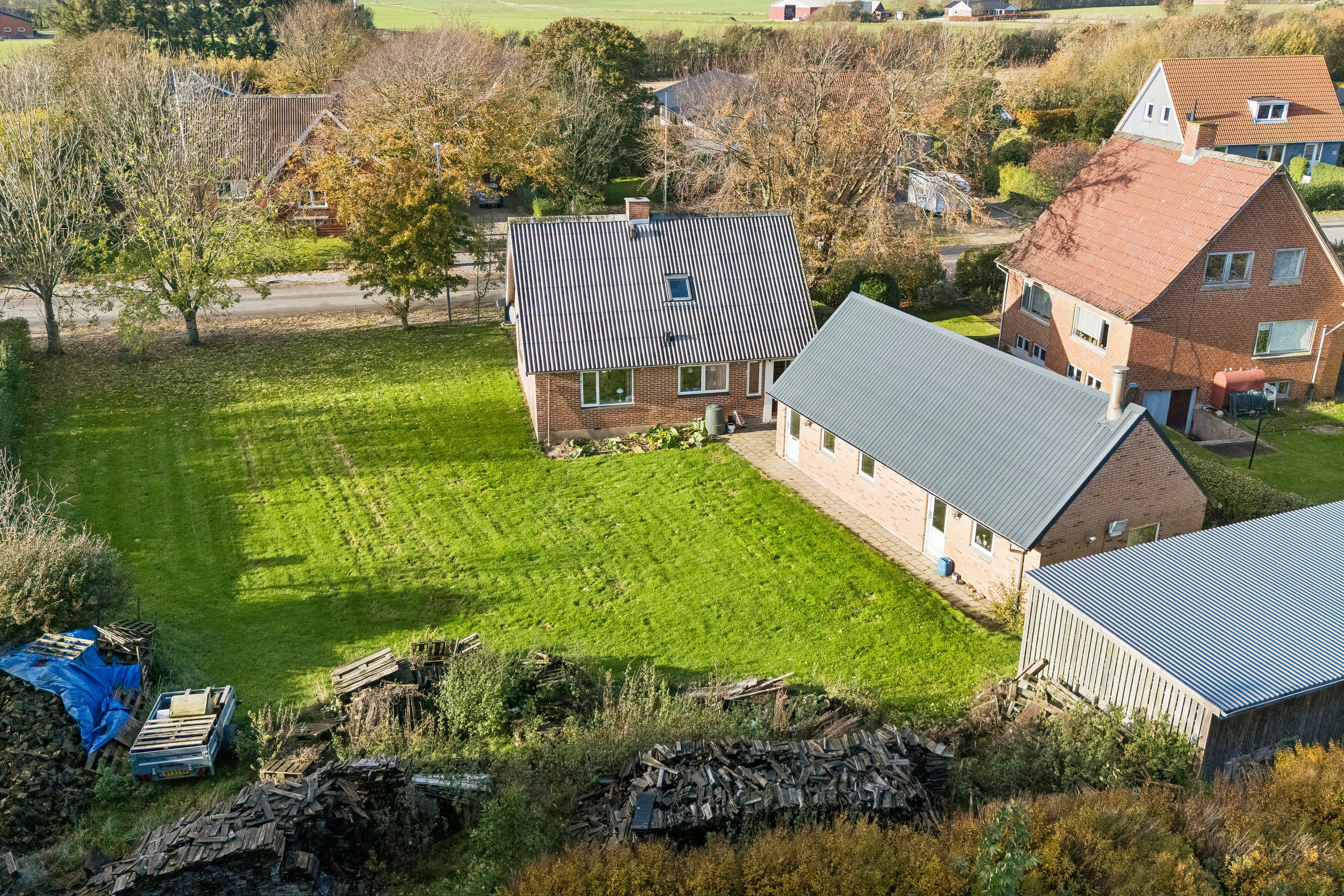 Villa: Set fra haven på Langebeksvej 59, Skjoldborg, 7700 Thisted