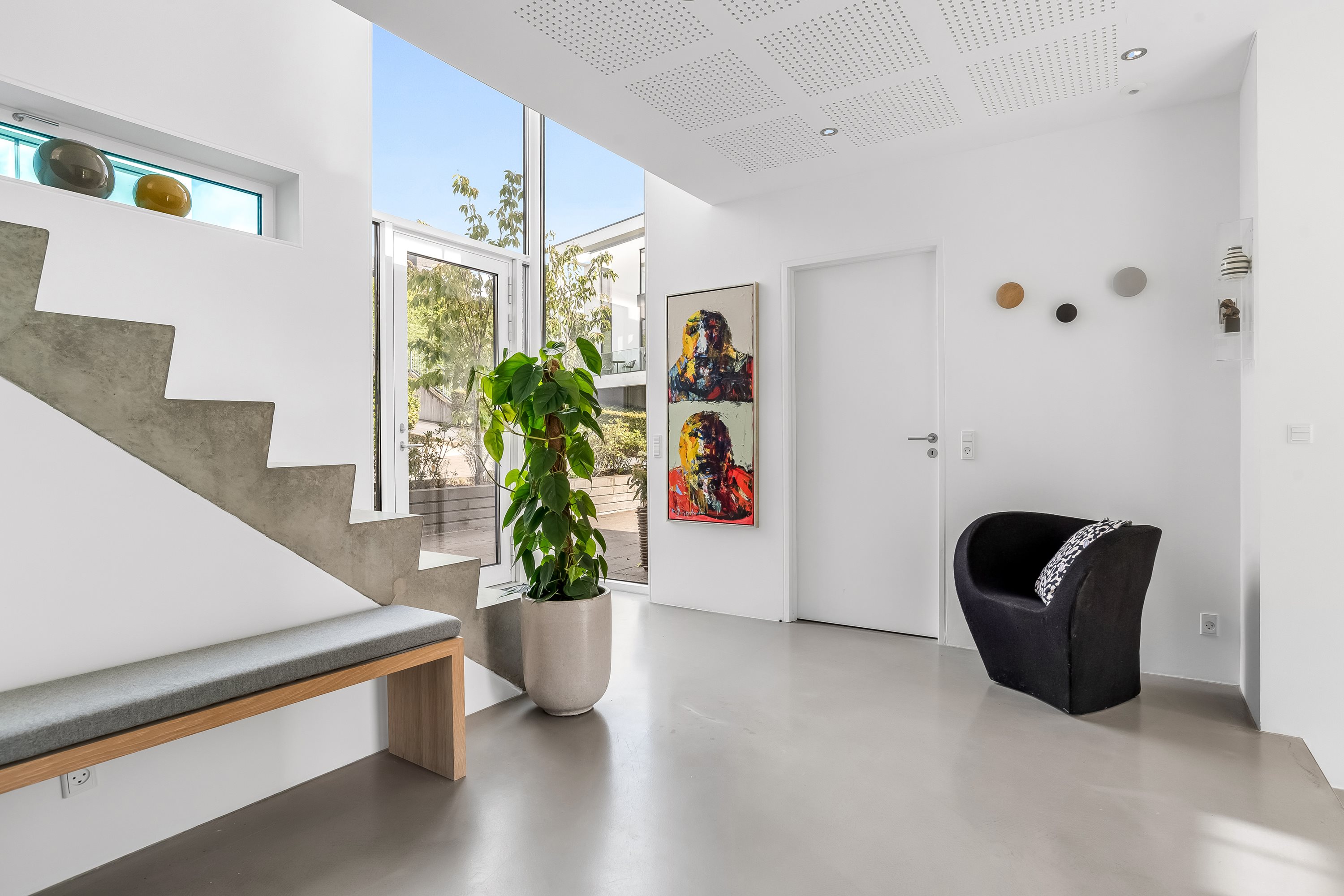 Fremhævet entré billede i fuldskærmstilstand. Billede af Lyngbakken 14A, 7500 Holstebro