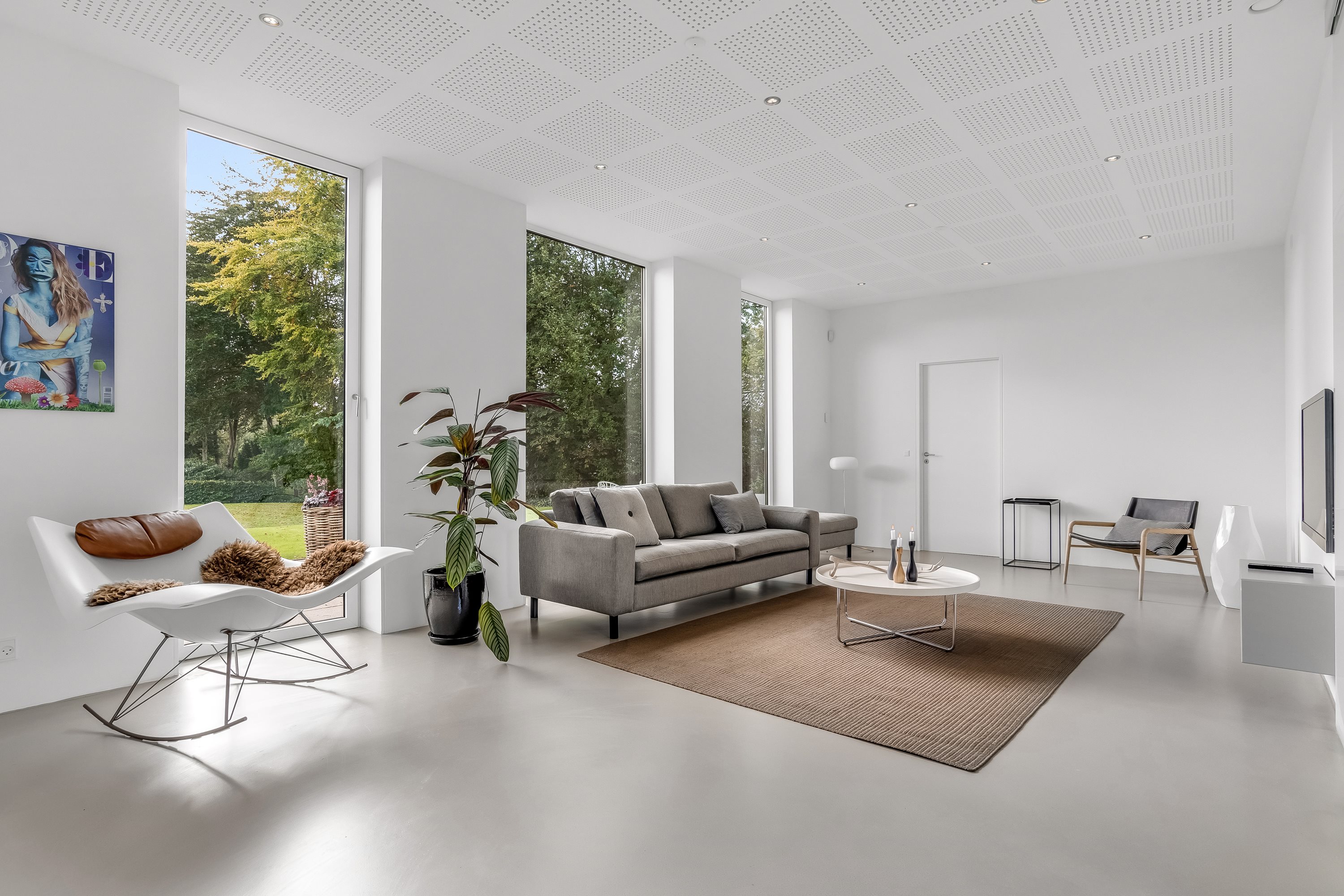 Fremhævet stue billede i fuldskærmstilstand. Billede af Lyngbakken 14A, 7500 Holstebro