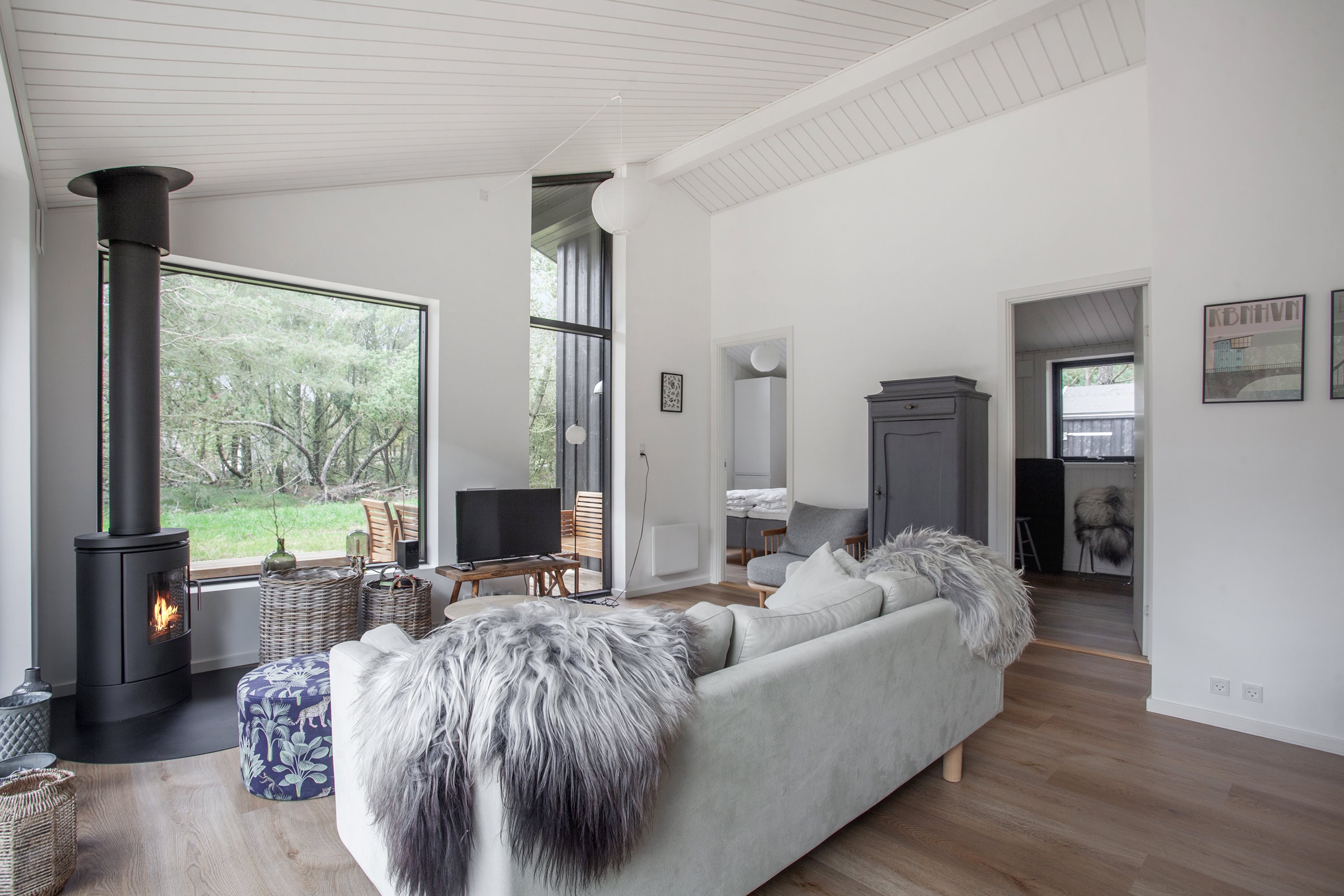 Fremhævet stue billede i fuldskærmstilstand. Billede af På Remmerne 59, Remmerne, 9940 Læsø